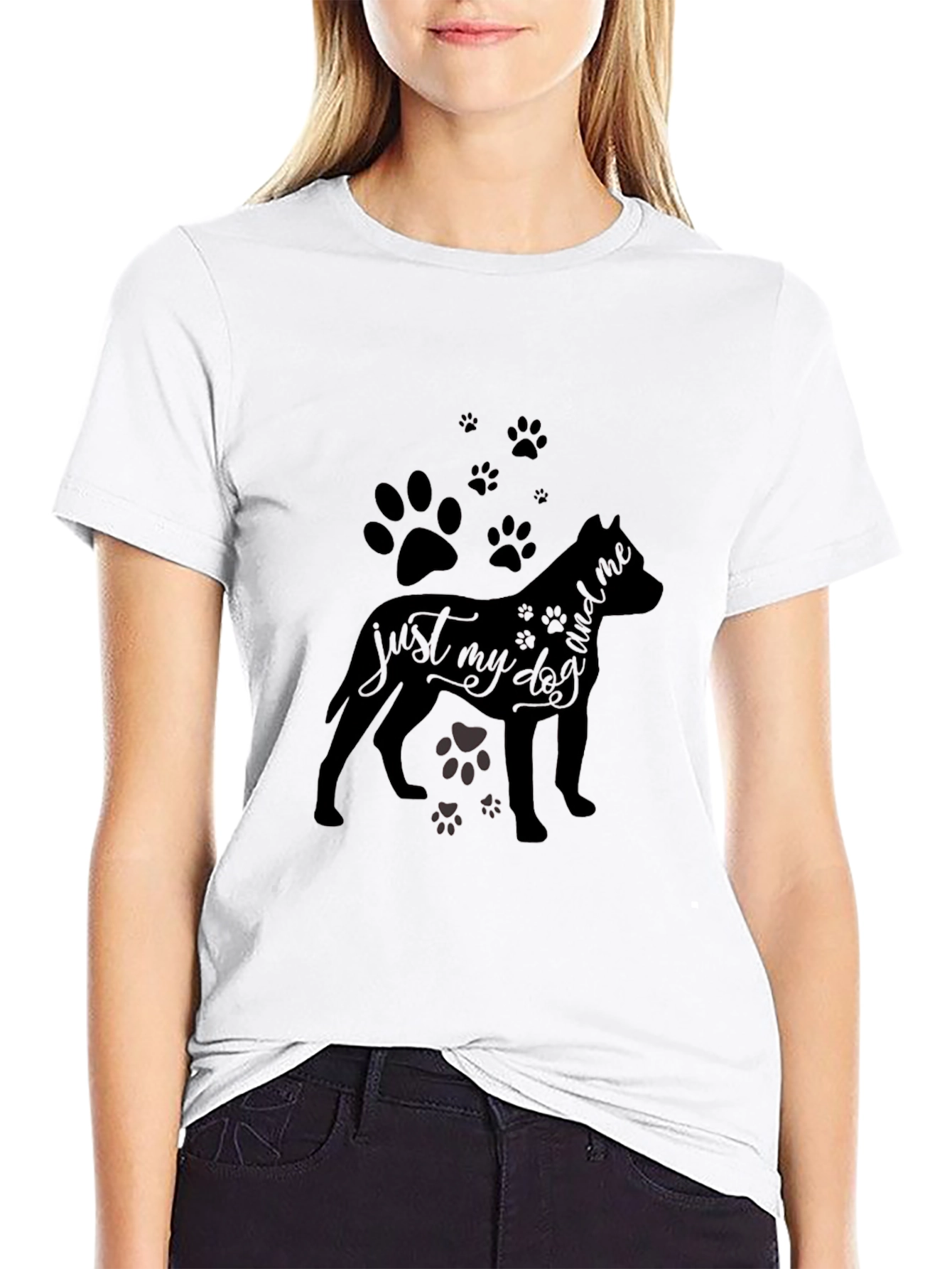 Mens Black Dog Lover T-Shirt