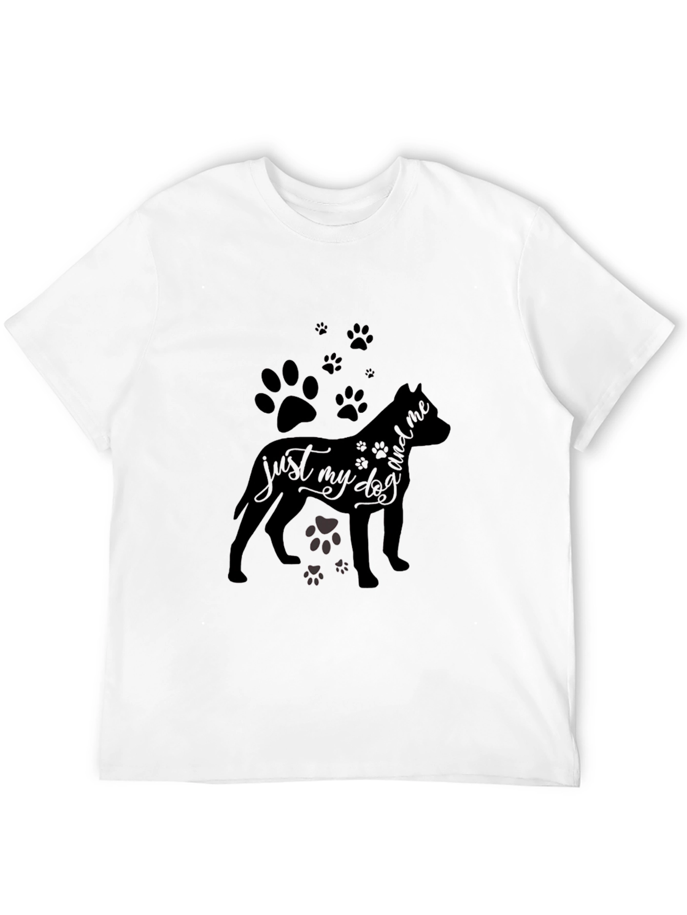 Mens Black Dog Lover T-Shirt