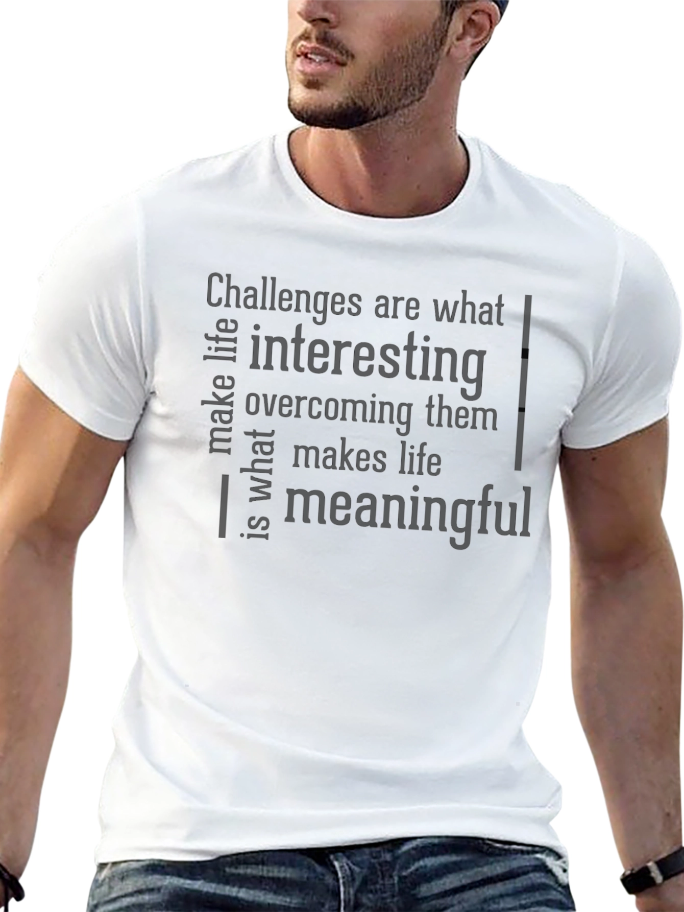 Challenges T-Shirt - Interesting Meaningful Life Tee