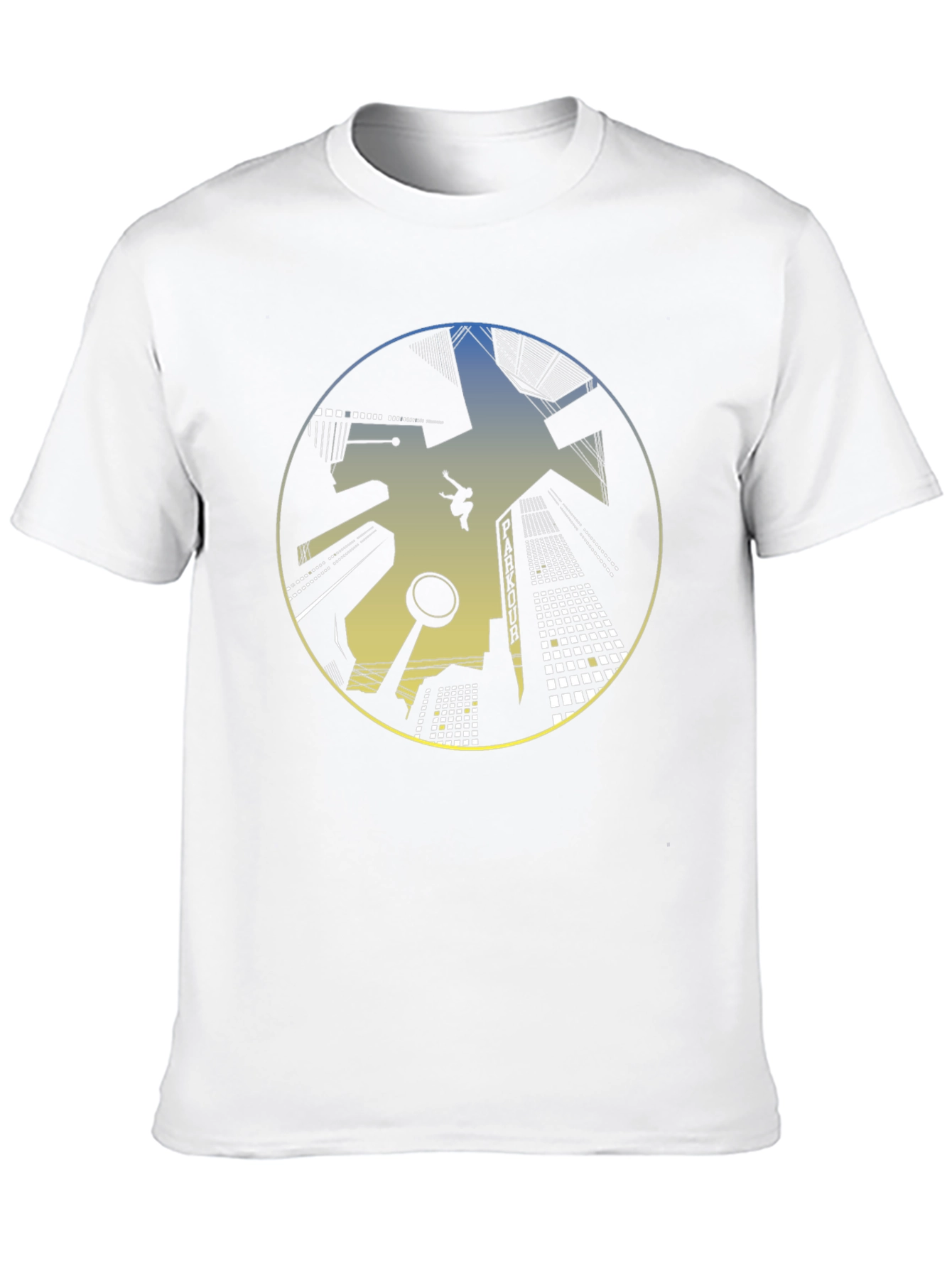 Parkour Cityscape Graphic T-Shirt