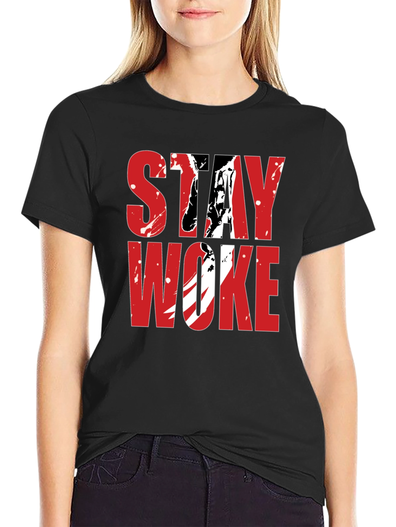 Stay Woke Graphic Tee - Bold Statement T-Shirt