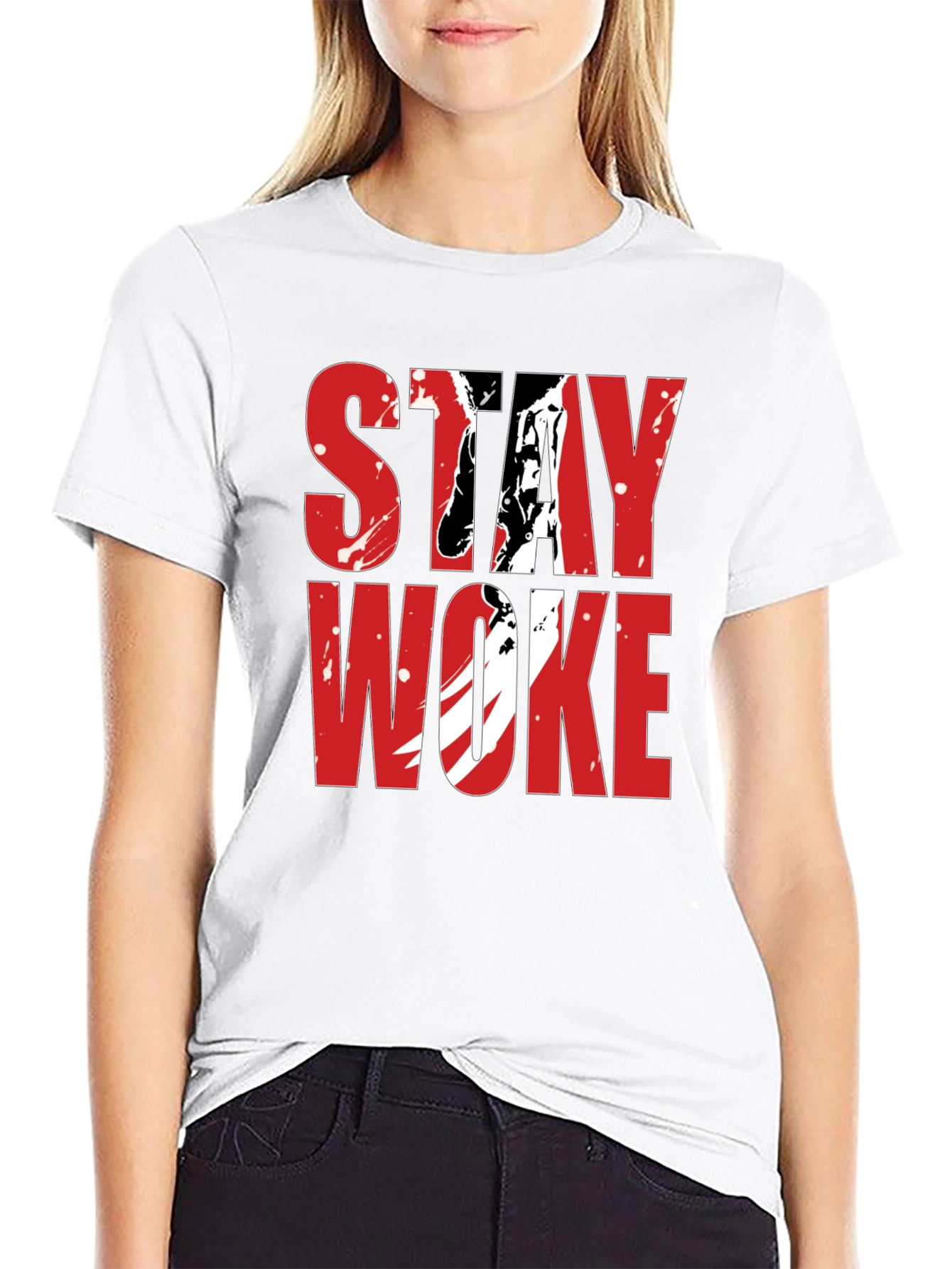 Stay Woke Graphic Tee - Bold Statement T-Shirt