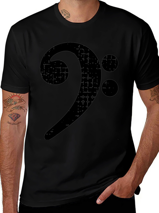 Bass Clef Black T-Shirt