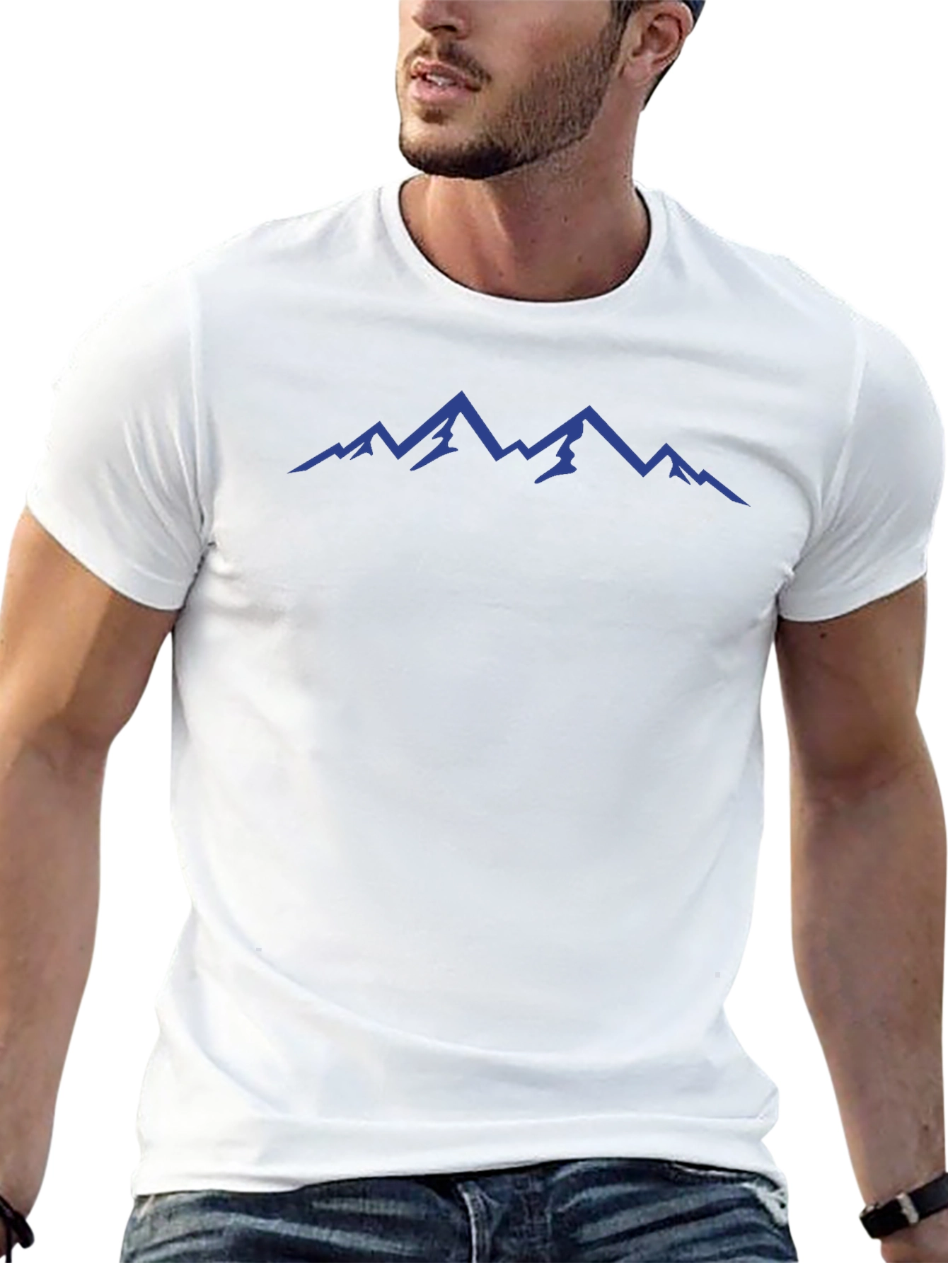 Mountain Peak Graphic T-Shirt - Relaxed Fit