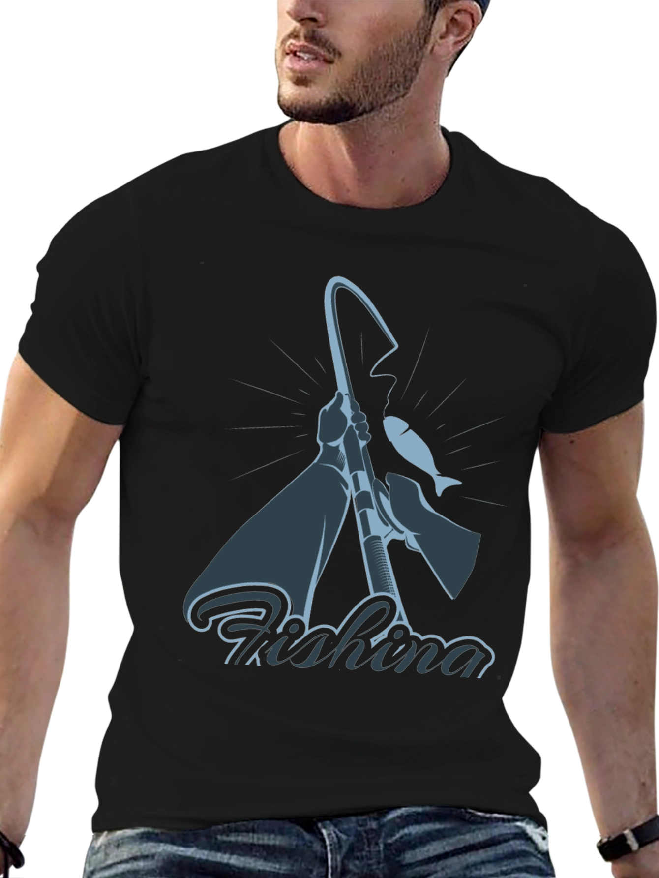 Fishing Graphic Tee - Angler Style