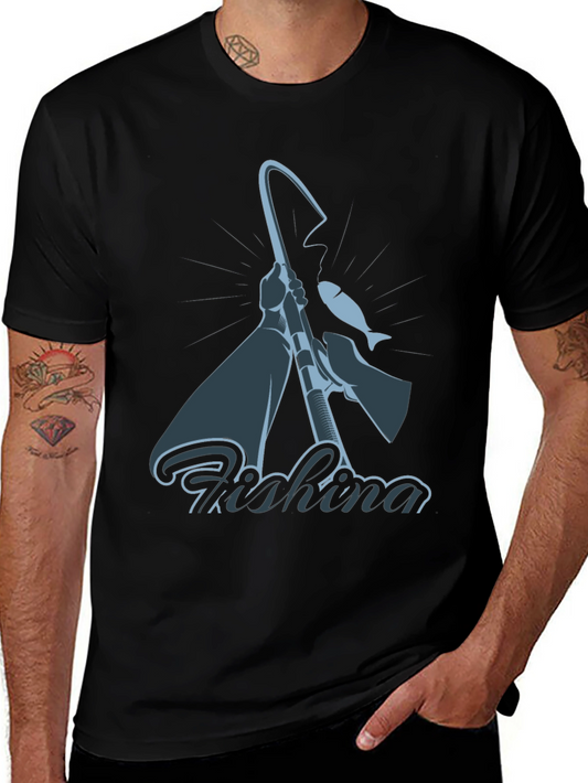 Fishing Graphic Tee - Angler Style