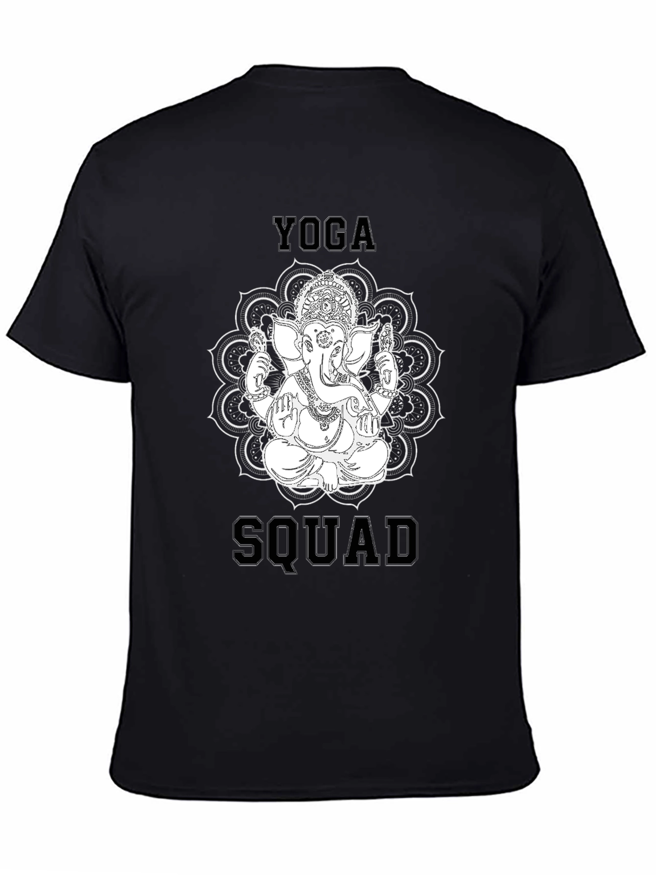 Yoga Squad Graphic T-Shirt - Black