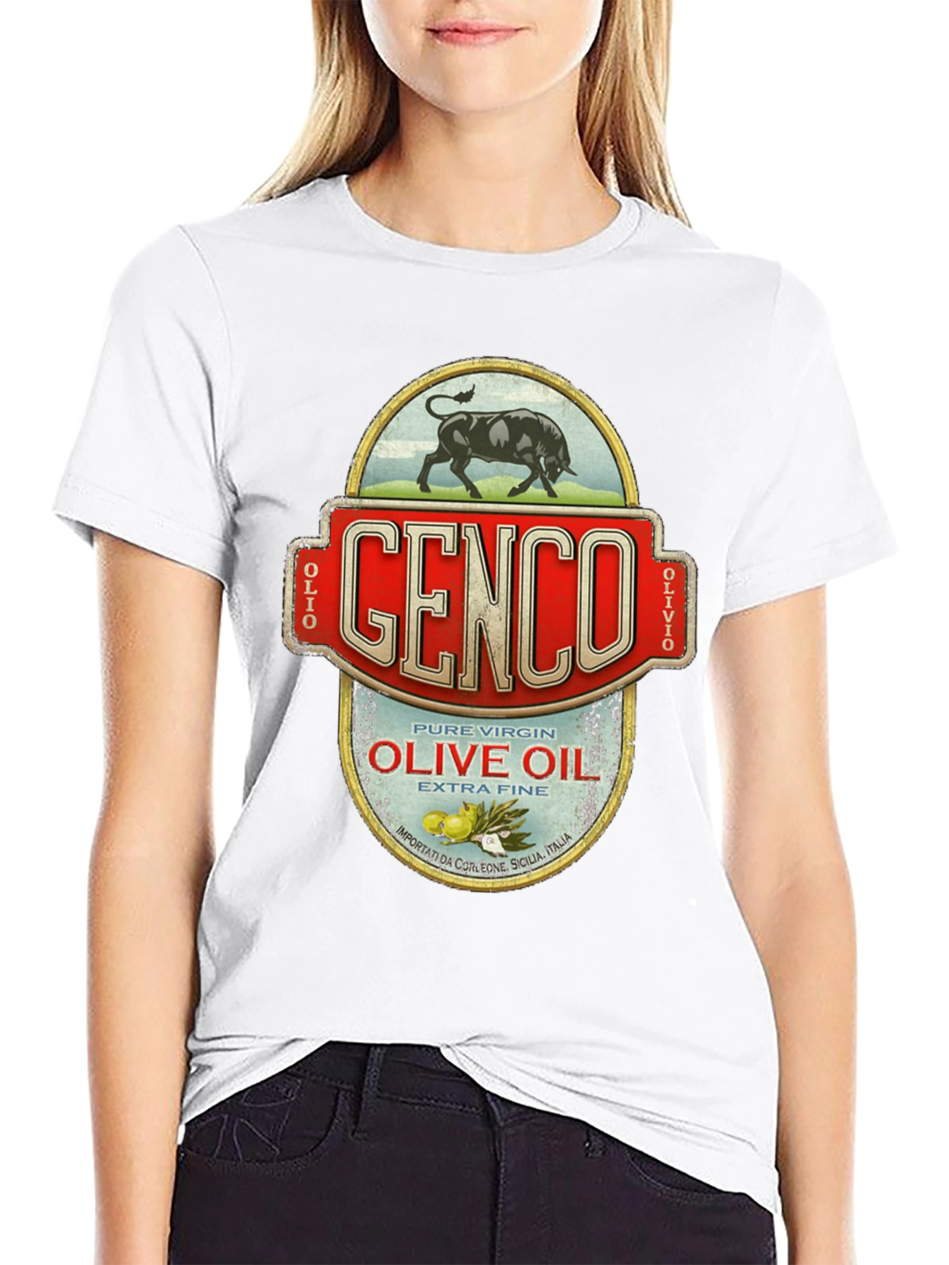 Genco Olive Oil T-Shirt - The Godfather Inspired
