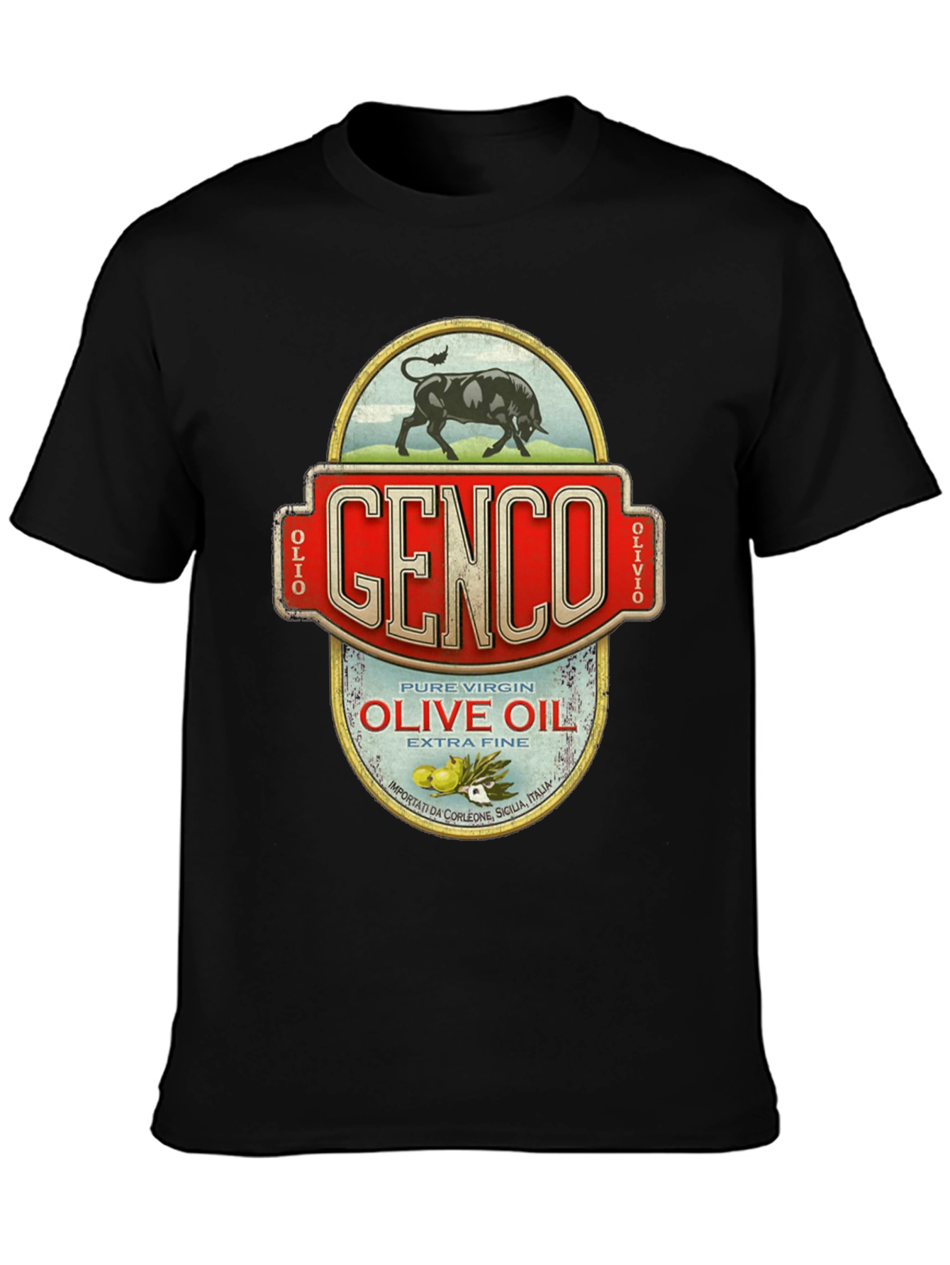 Genco Olive Oil T-Shirt - The Godfather Inspired