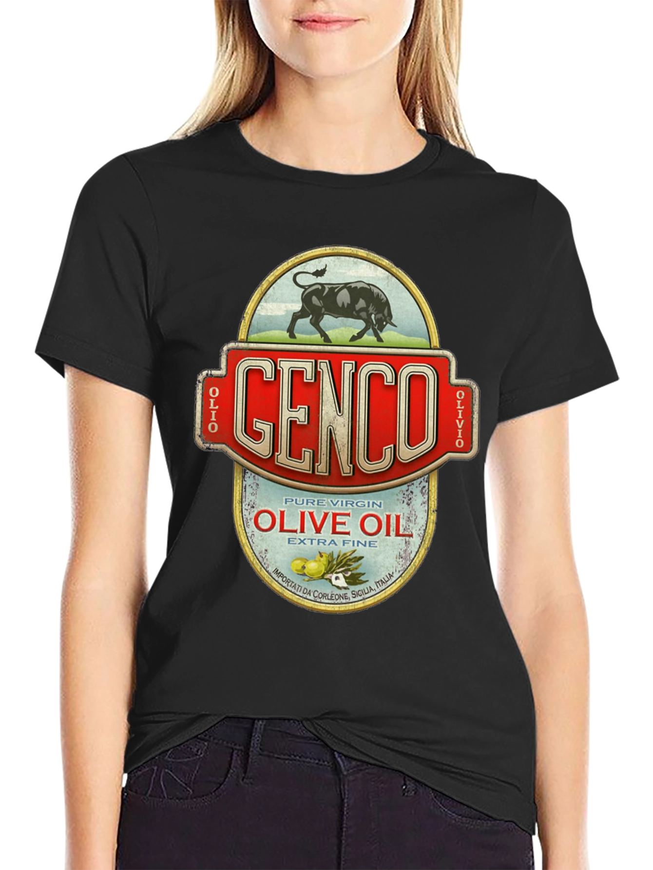 Genco Olive Oil T-Shirt - The Godfather Inspired