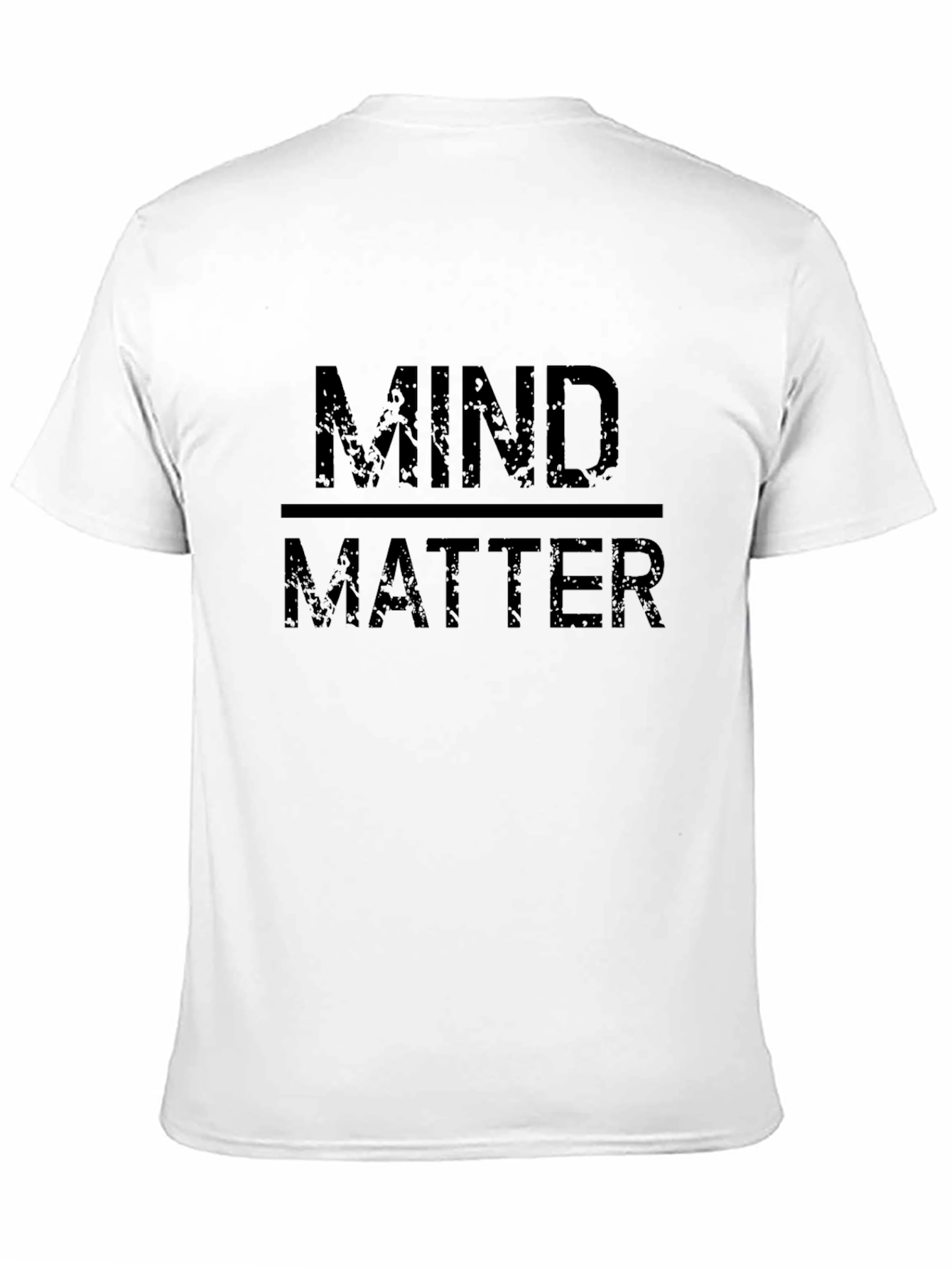 Mind Over Matter Black Graphic T-Shirt