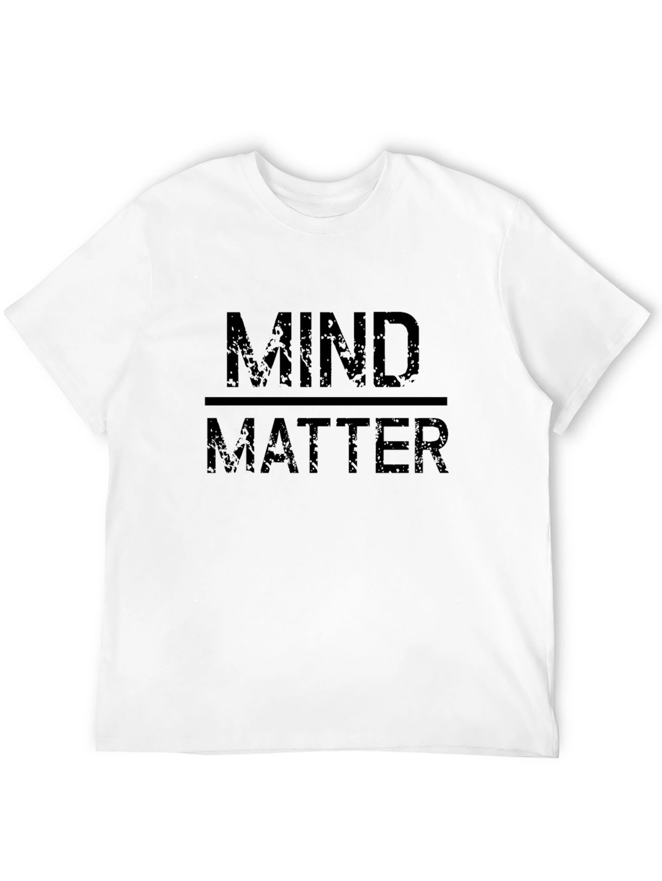 Mind Over Matter Black Graphic T-Shirt