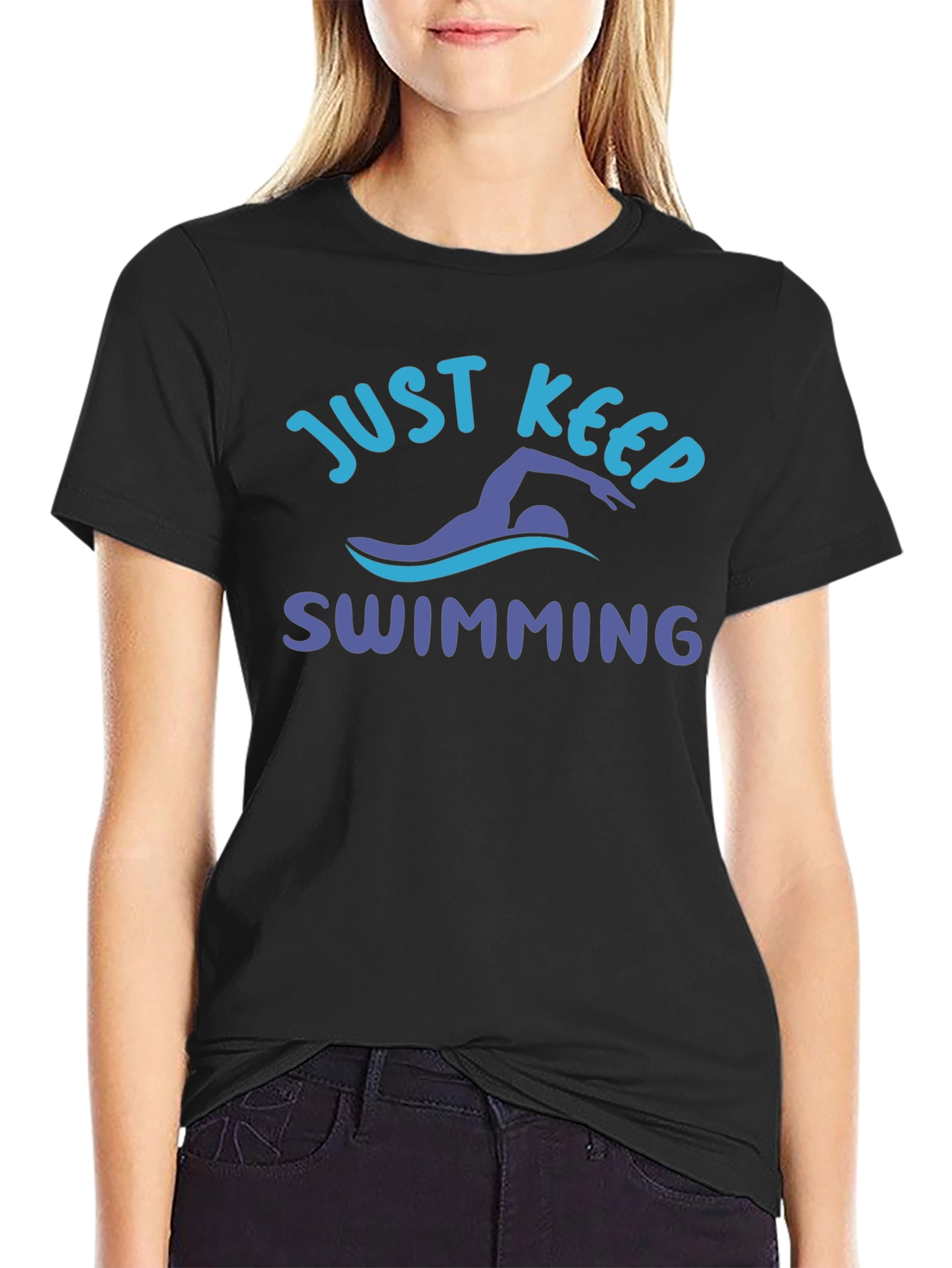 Just Keep Swimming Graphic Tee