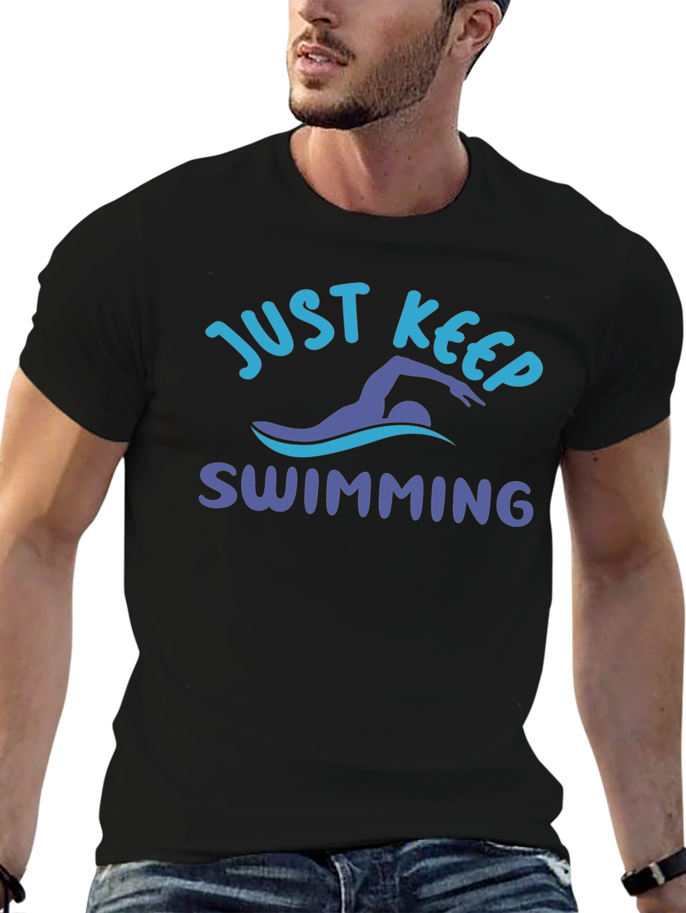 Just Keep Swimming Graphic Tee