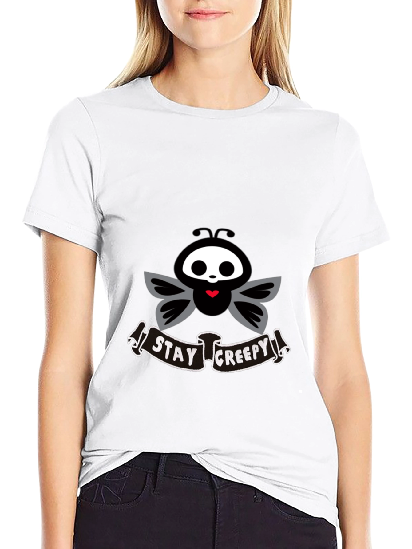 Stay Creepy T-Shirt - Cute Spooky Graphic Tee