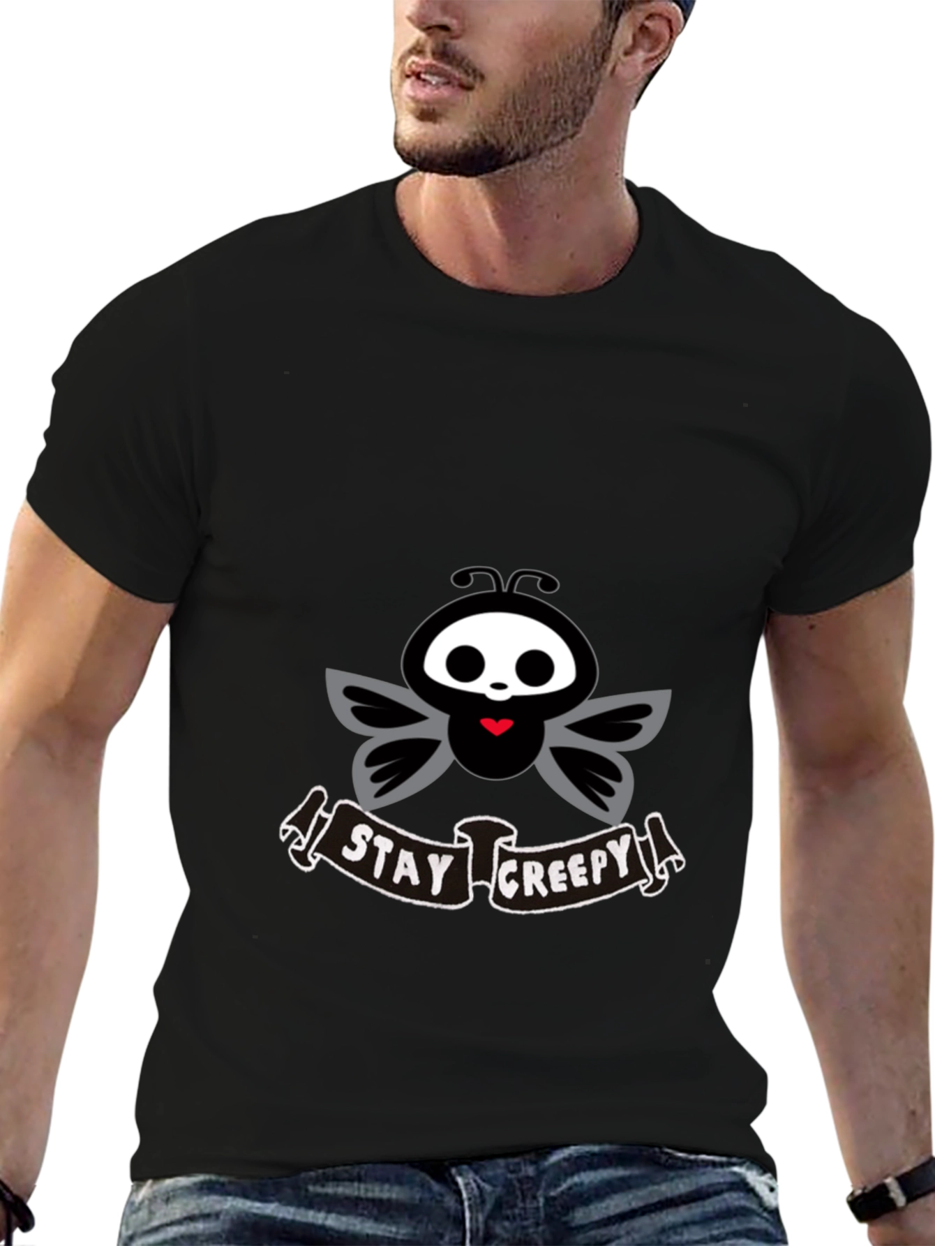Stay Creepy T-Shirt - Cute Spooky Graphic Tee