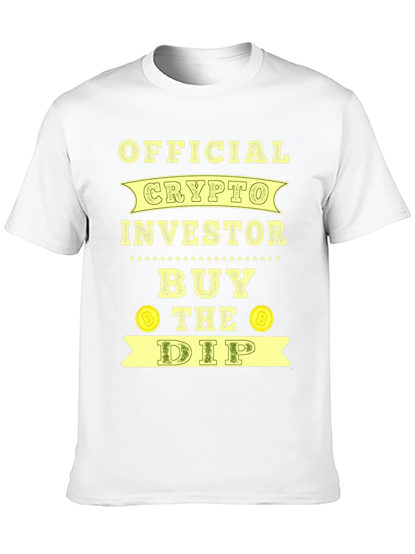 Official Crypto Investor Buy the Dip Black T-Shirt