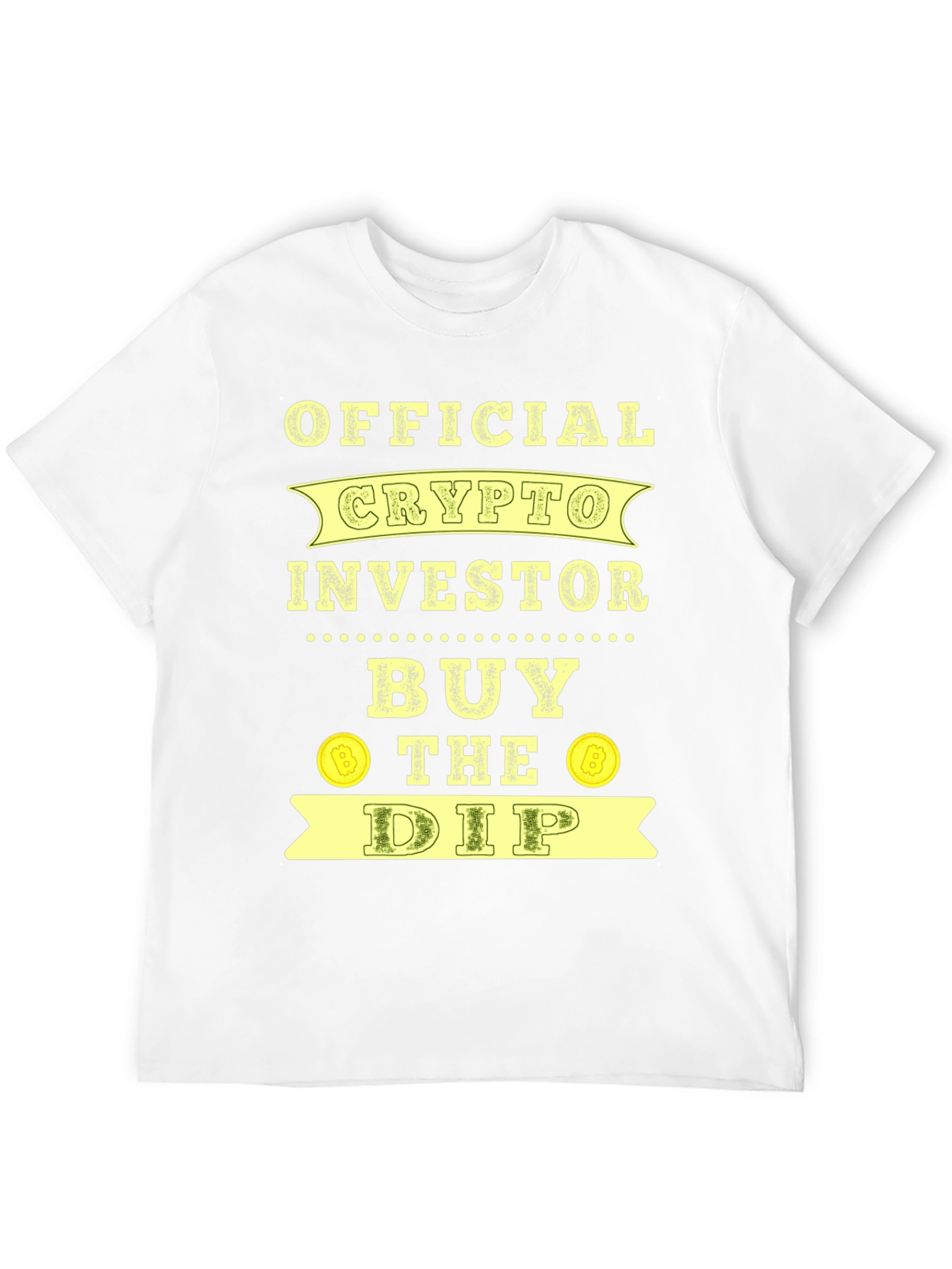 Official Crypto Investor Buy the Dip Black T-Shirt