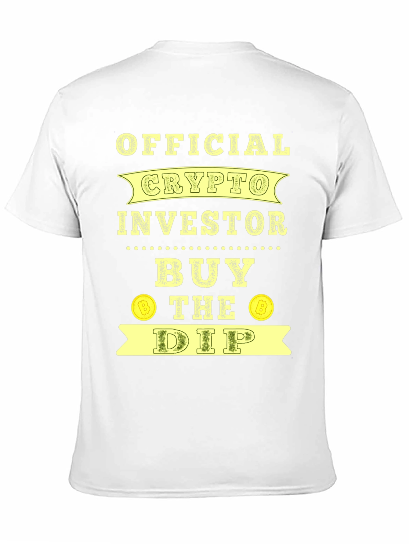 Official Crypto Investor Buy the Dip Black T-Shirt
