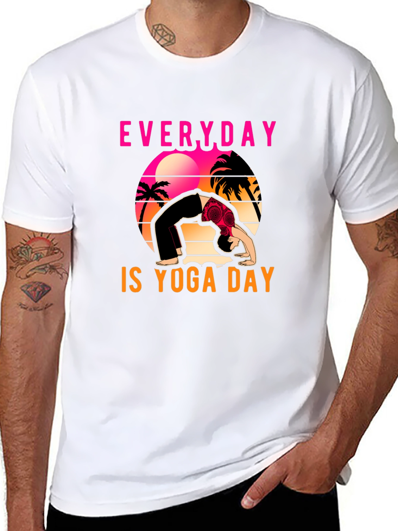 Everyday is Yoga Day Graphic Tee