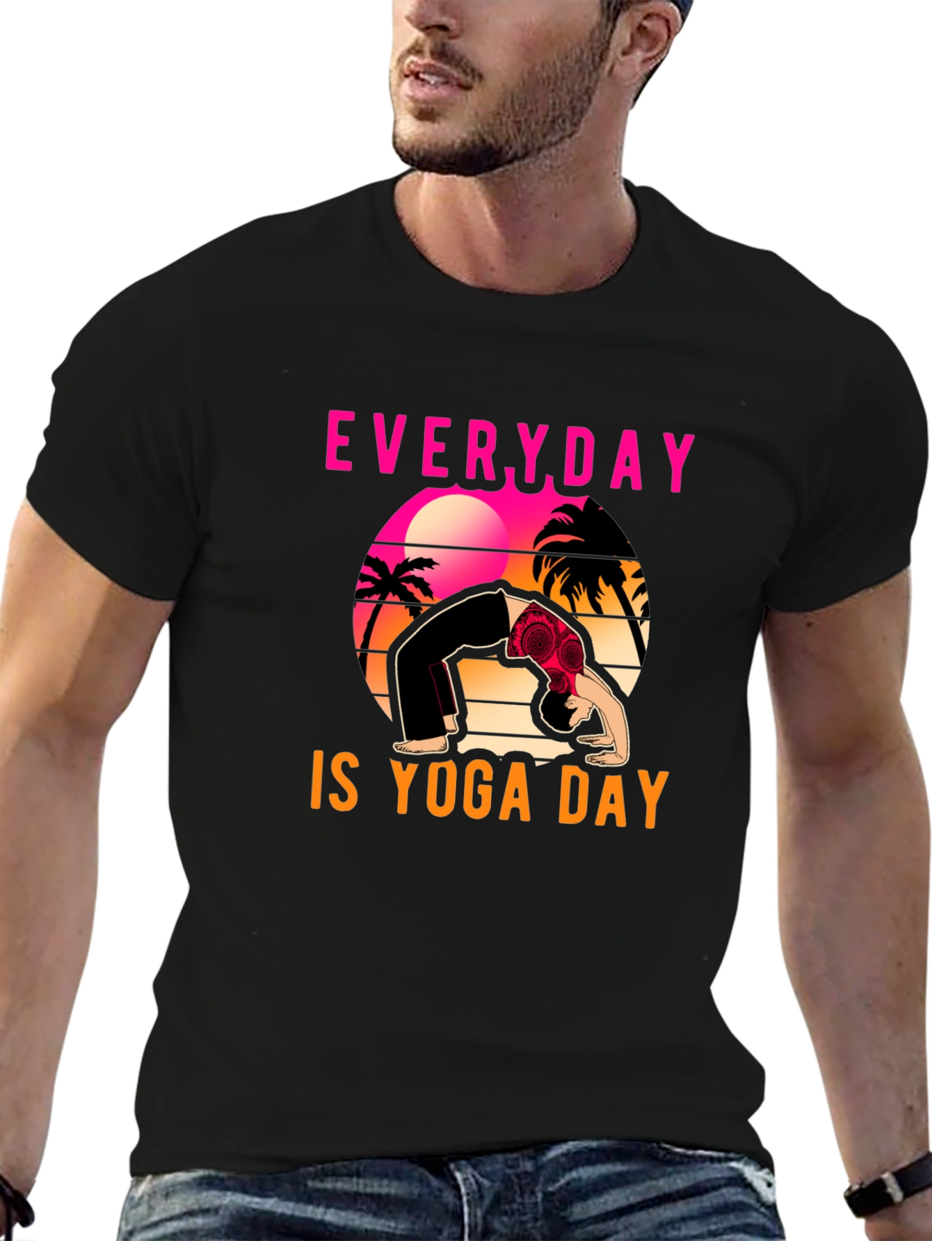 Everyday is Yoga Day Graphic Tee