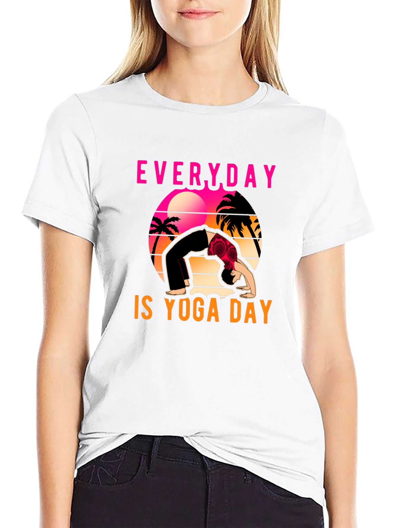 Everyday is Yoga Day Graphic Tee