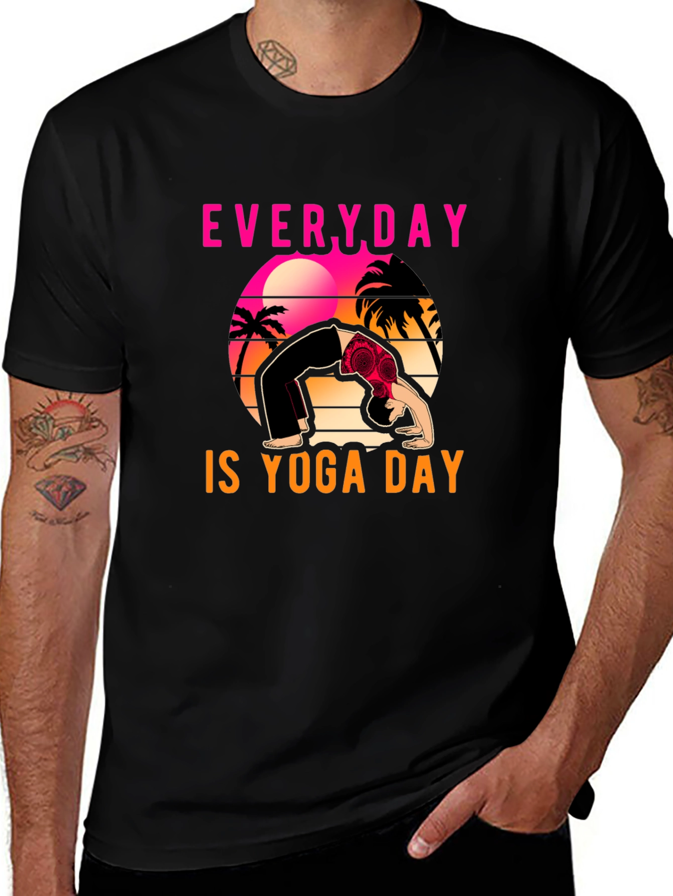Everyday is Yoga Day Graphic Tee