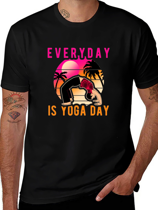 Everyday is Yoga Day Graphic Tee