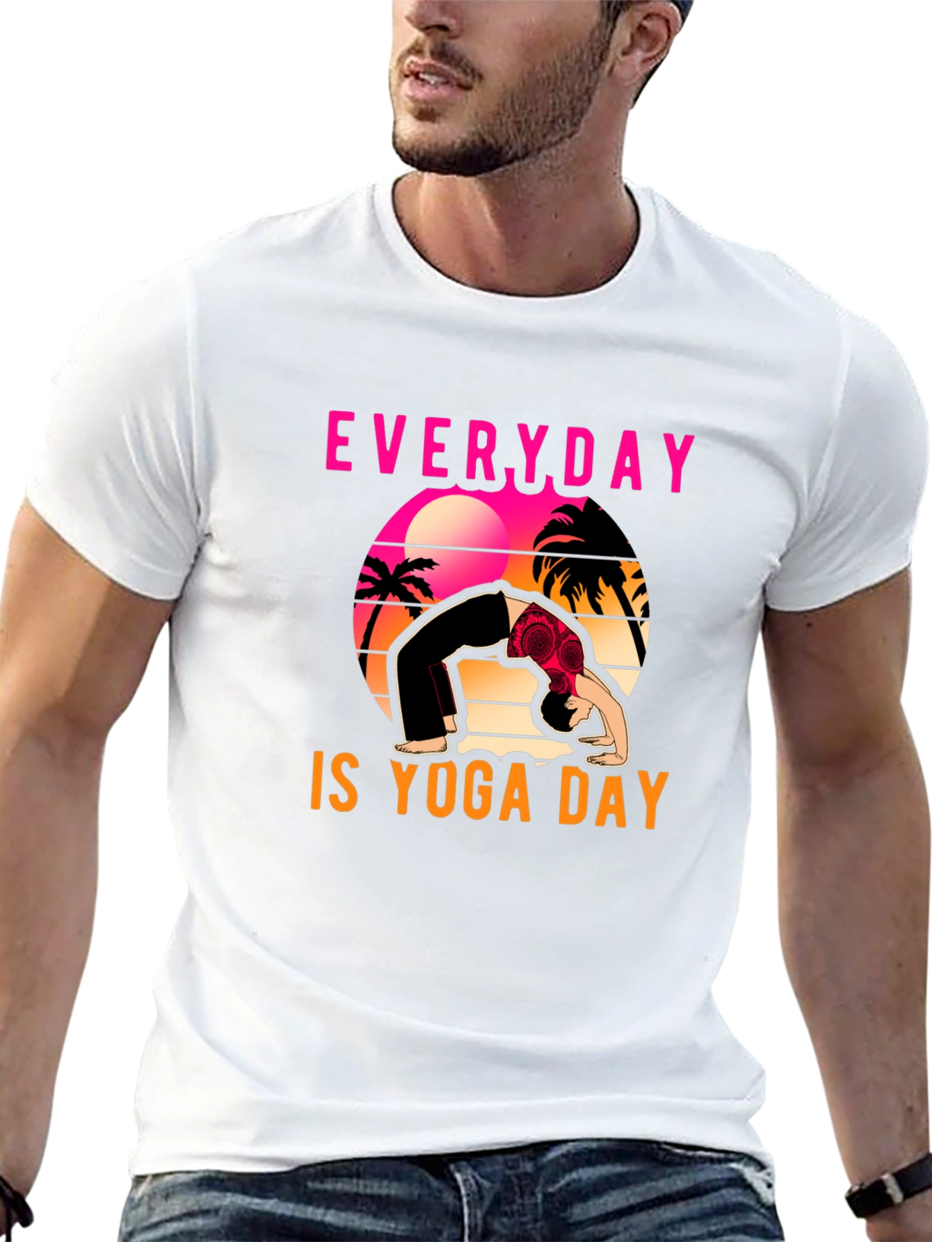 Everyday is Yoga Day Graphic Tee