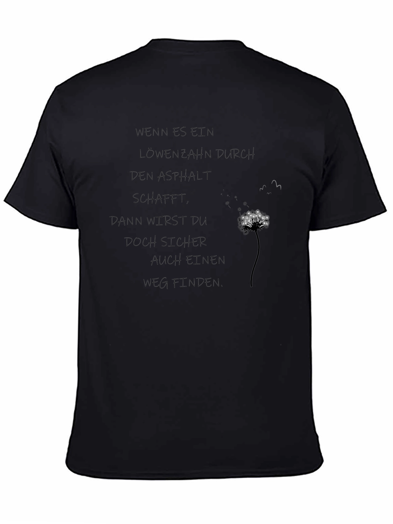 Inspirational Dandelion Graphic T-Shirt
