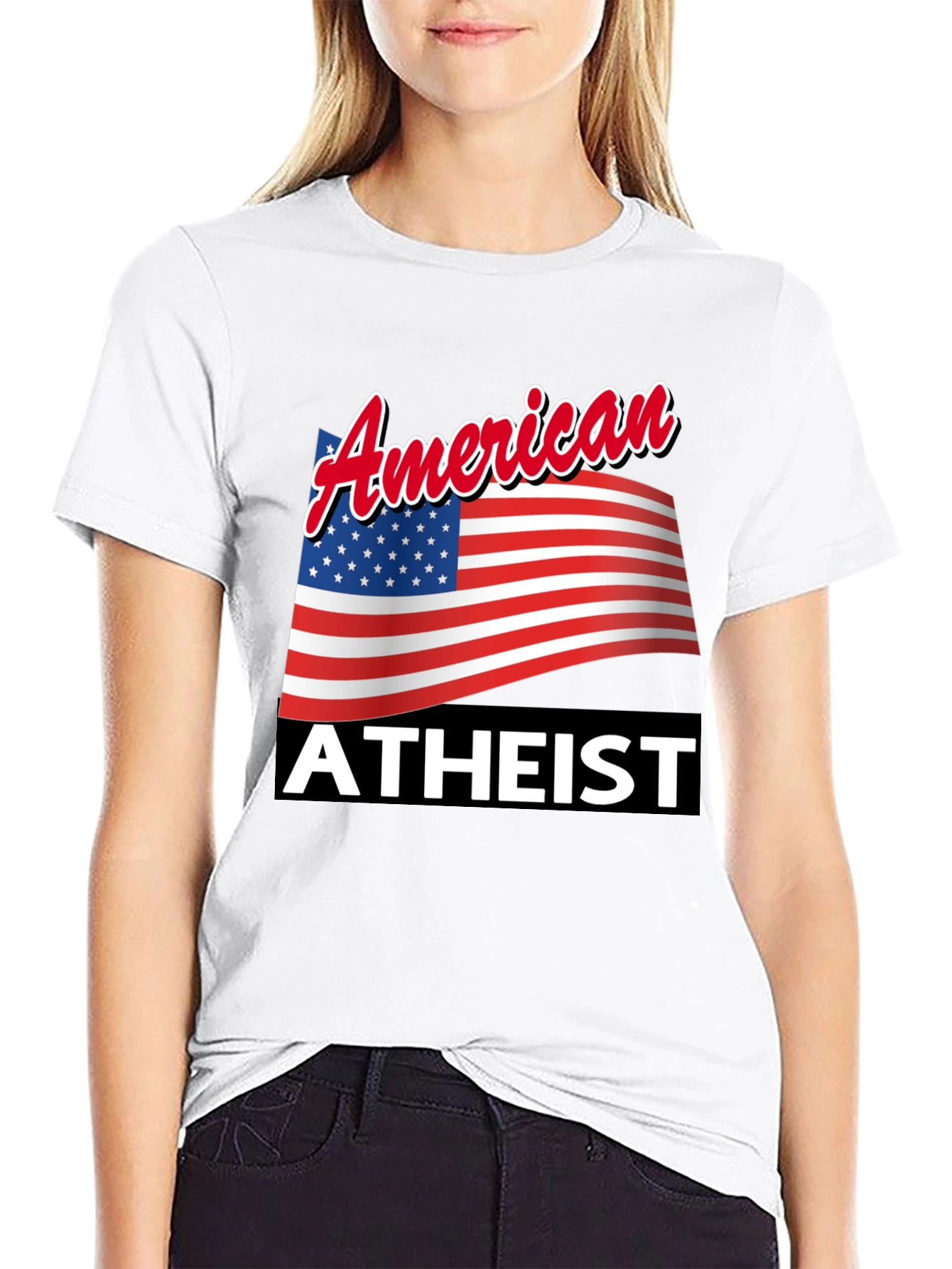 American Atheist T-Shirt Patriotic Pride