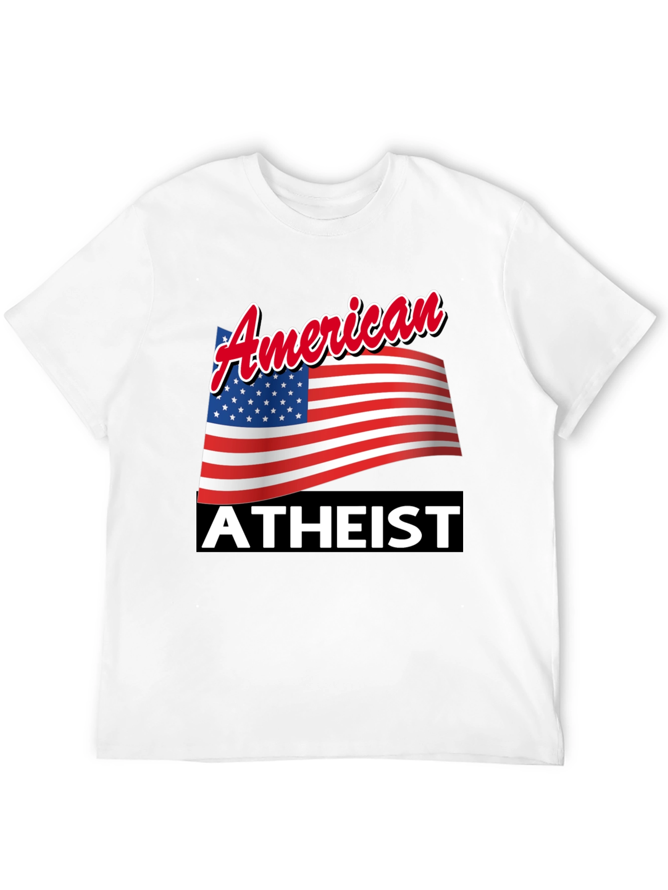 American Atheist T-Shirt Patriotic Pride