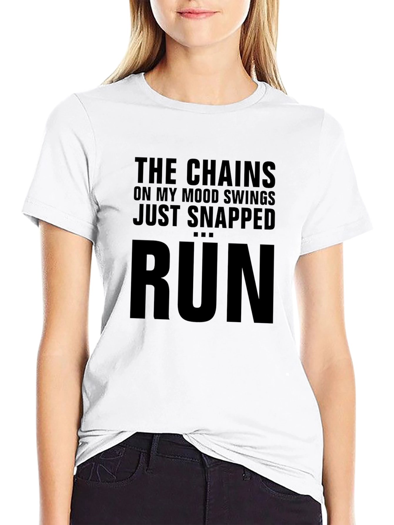 Mood Swing Chains Snapped Run Graphic T-Shirt