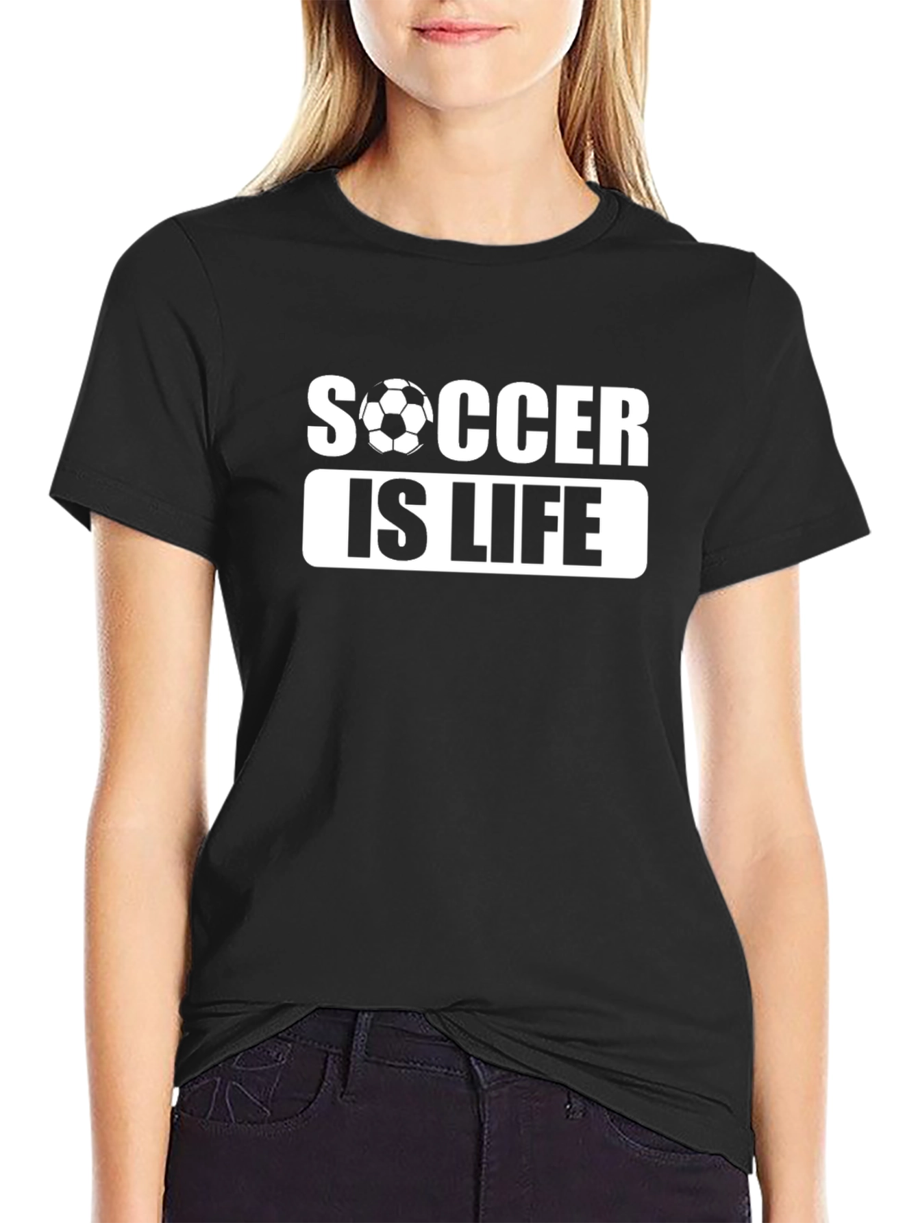 Soccer Is Life Graphic T-Shirt