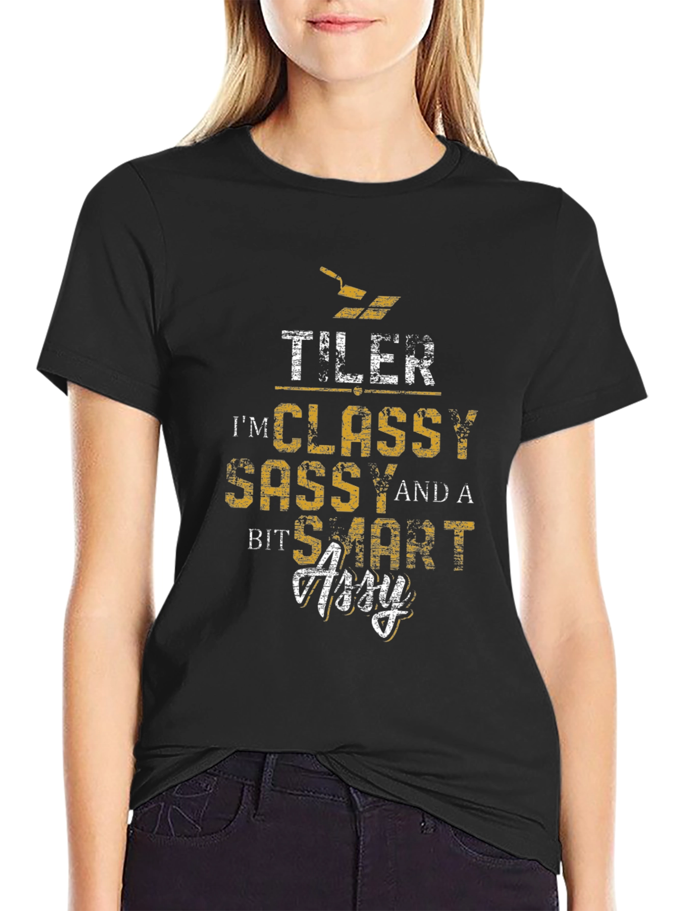 Tiler Classy Sassy Smart Assy Black T-Shirt