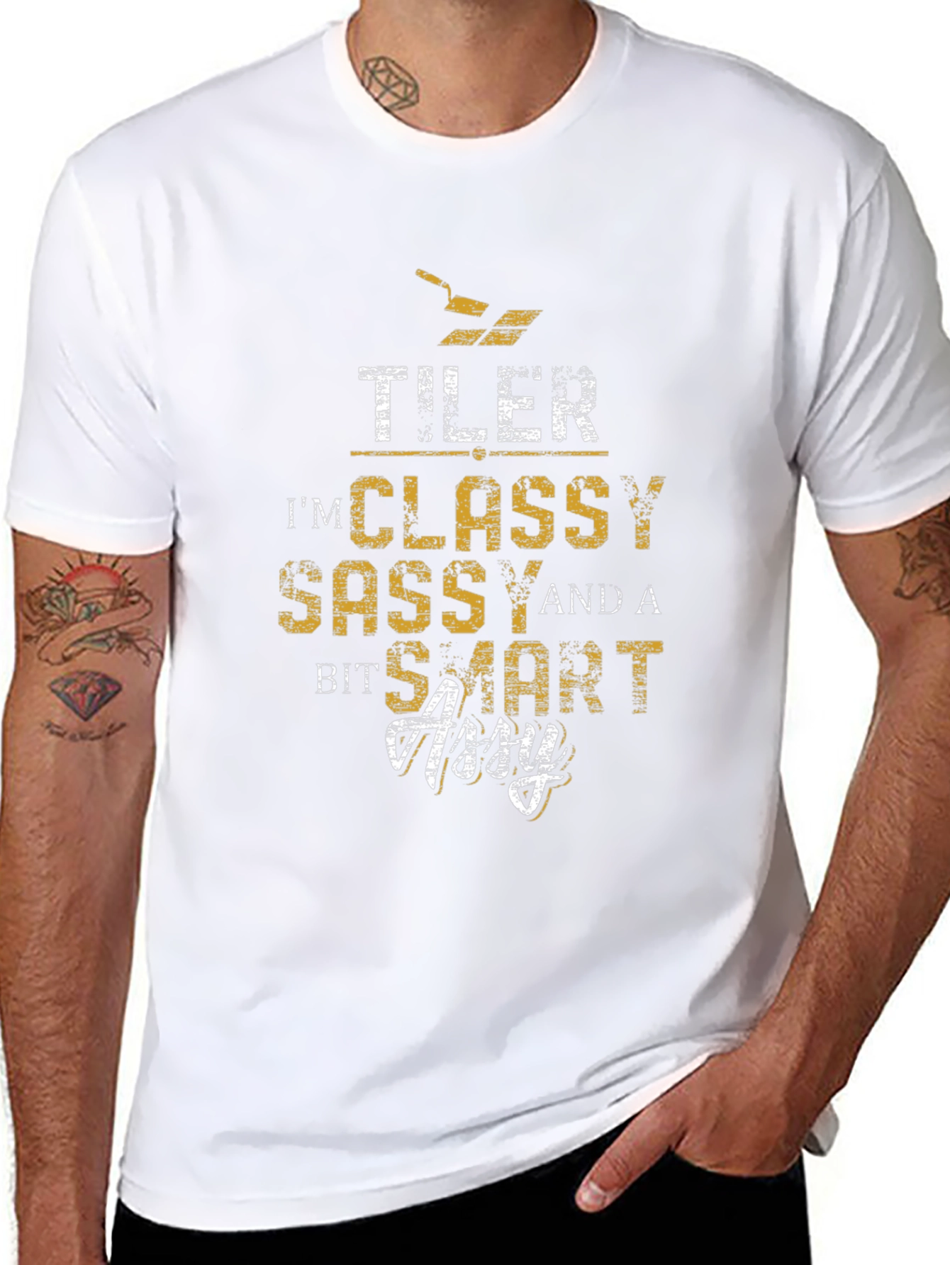 Tiler Classy Sassy Smart Assy Black T-Shirt