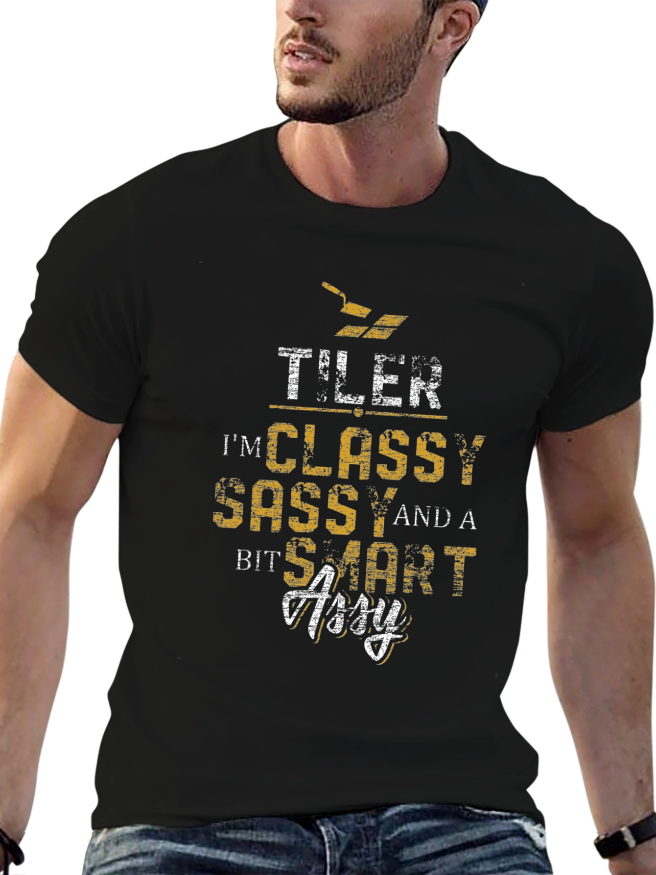 Tiler Classy Sassy Smart Assy Black T-Shirt