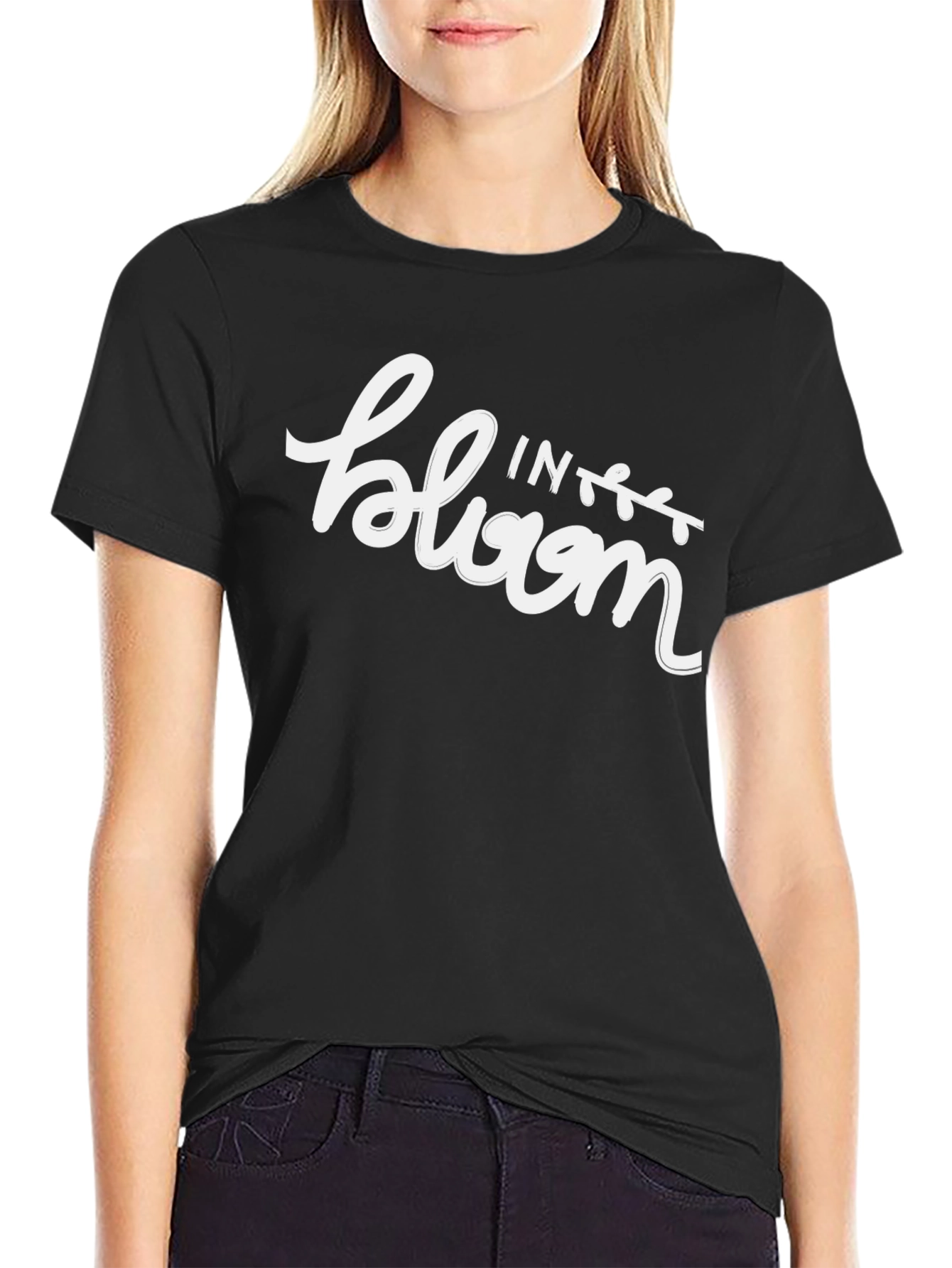 In Bloom Graphic Tee - Black