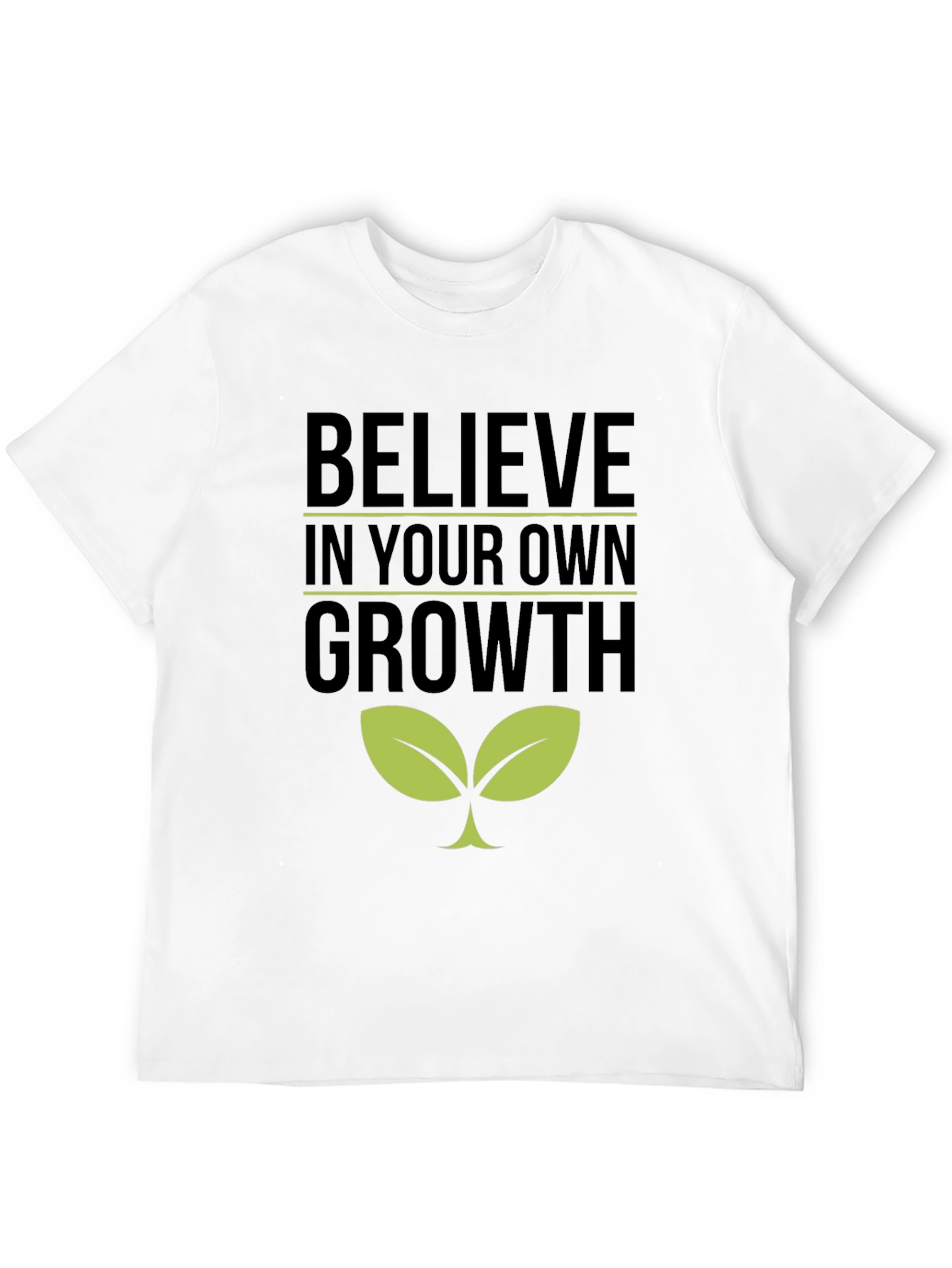 Believe in Your Own Growth T-Shirt - Black