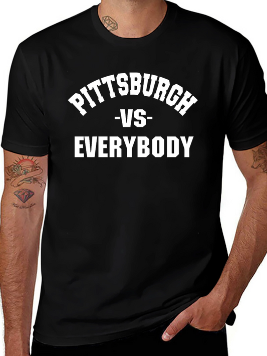 Pittsburgh VS Everybody Black T-Shirt