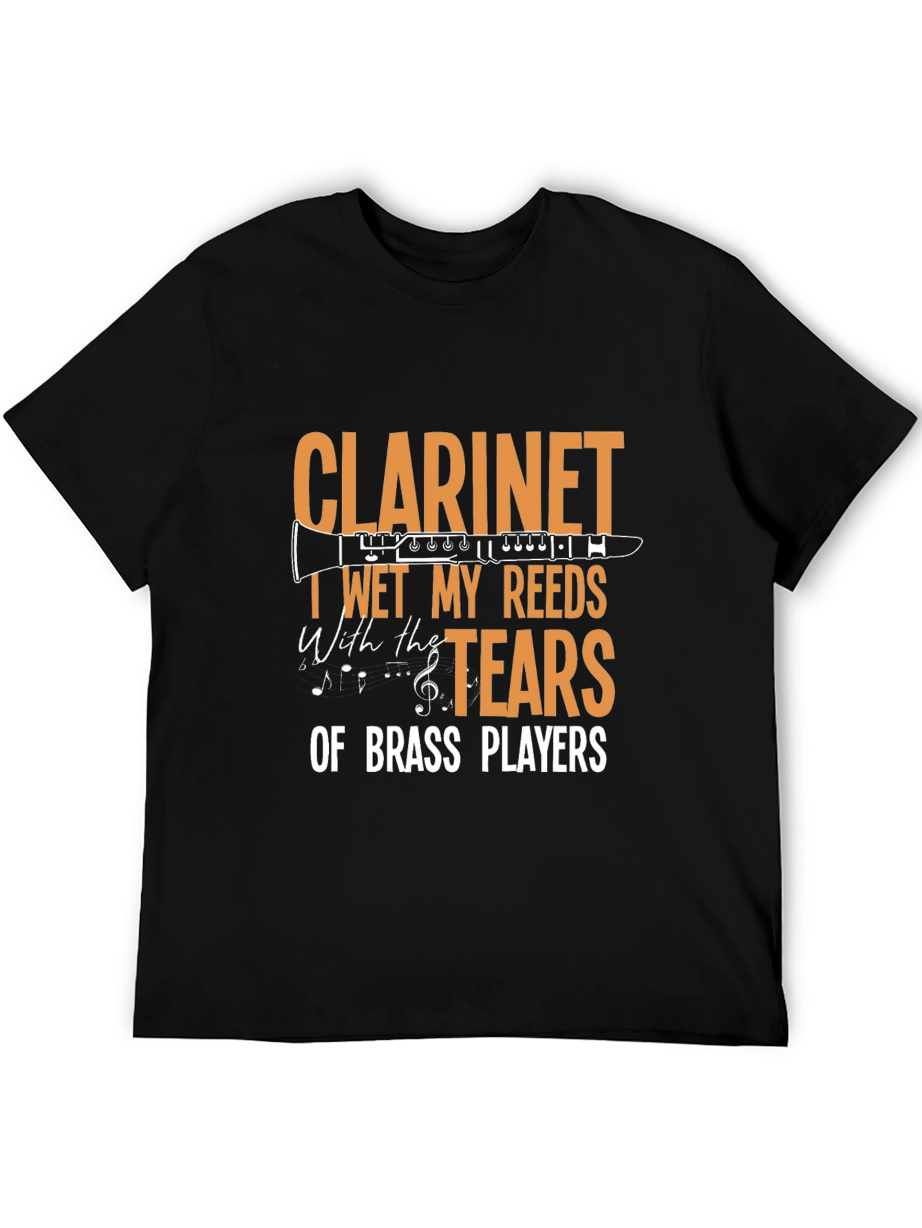 Clarinet Tears of Brass Players Funny Musician T-Shirt