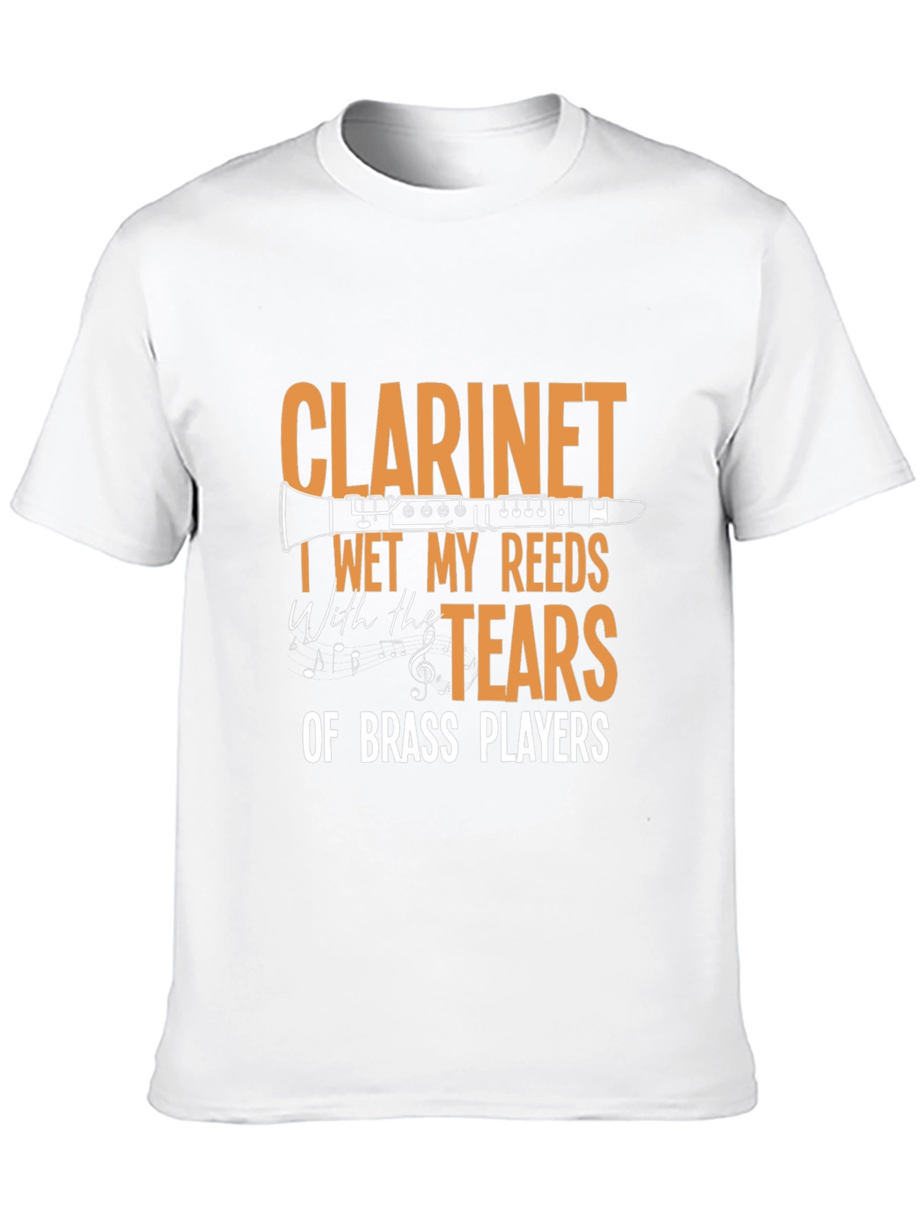 Clarinet Tears of Brass Players Funny Musician T-Shirt