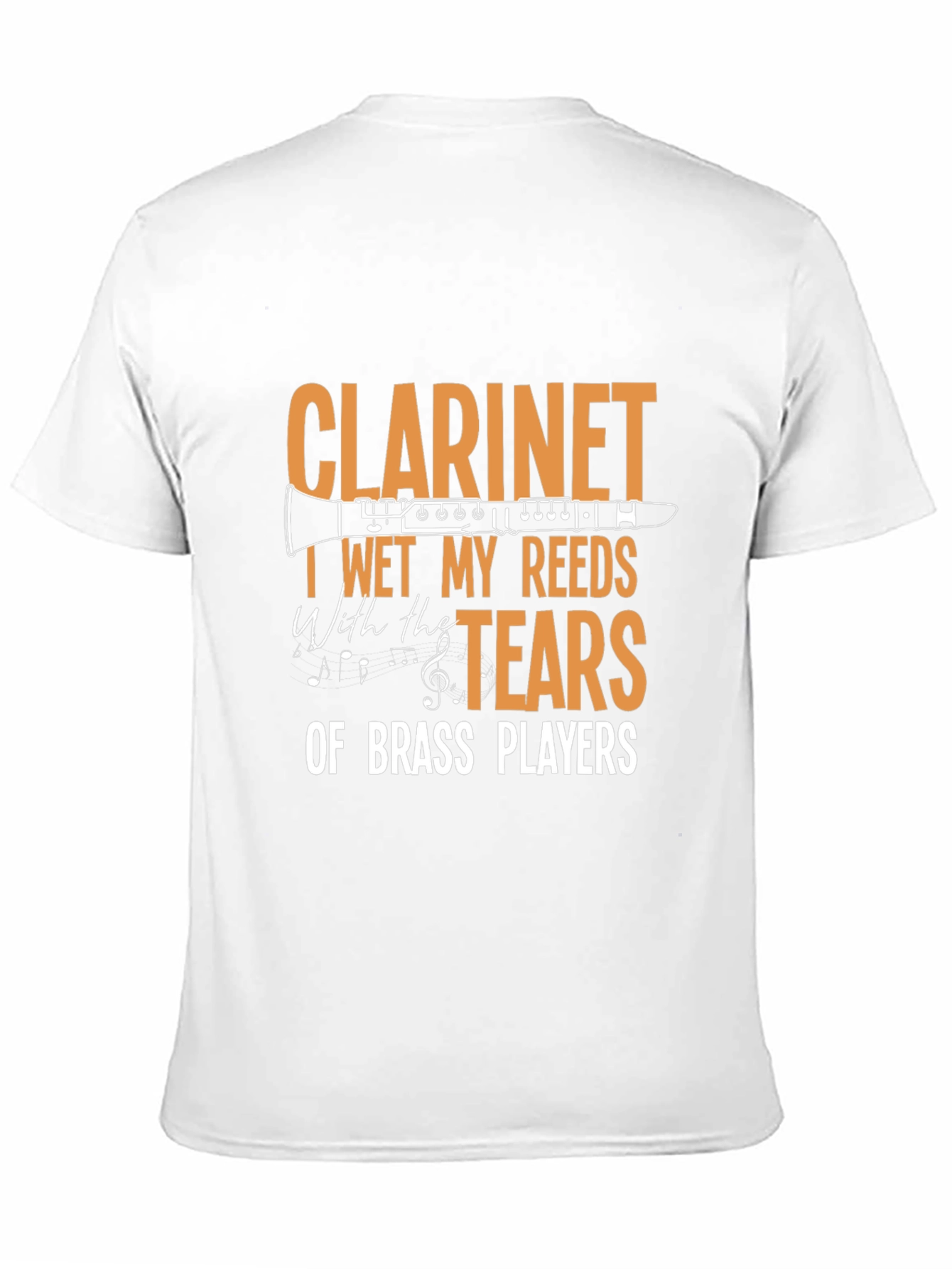 Clarinet Tears of Brass Players Funny Musician T-Shirt