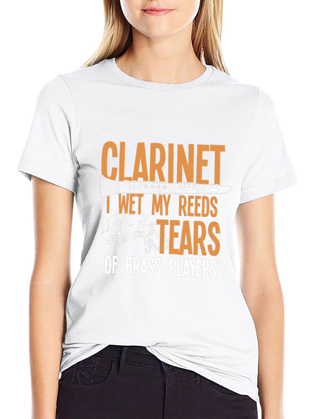 Clarinet Tears of Brass Players Funny Musician T-Shirt