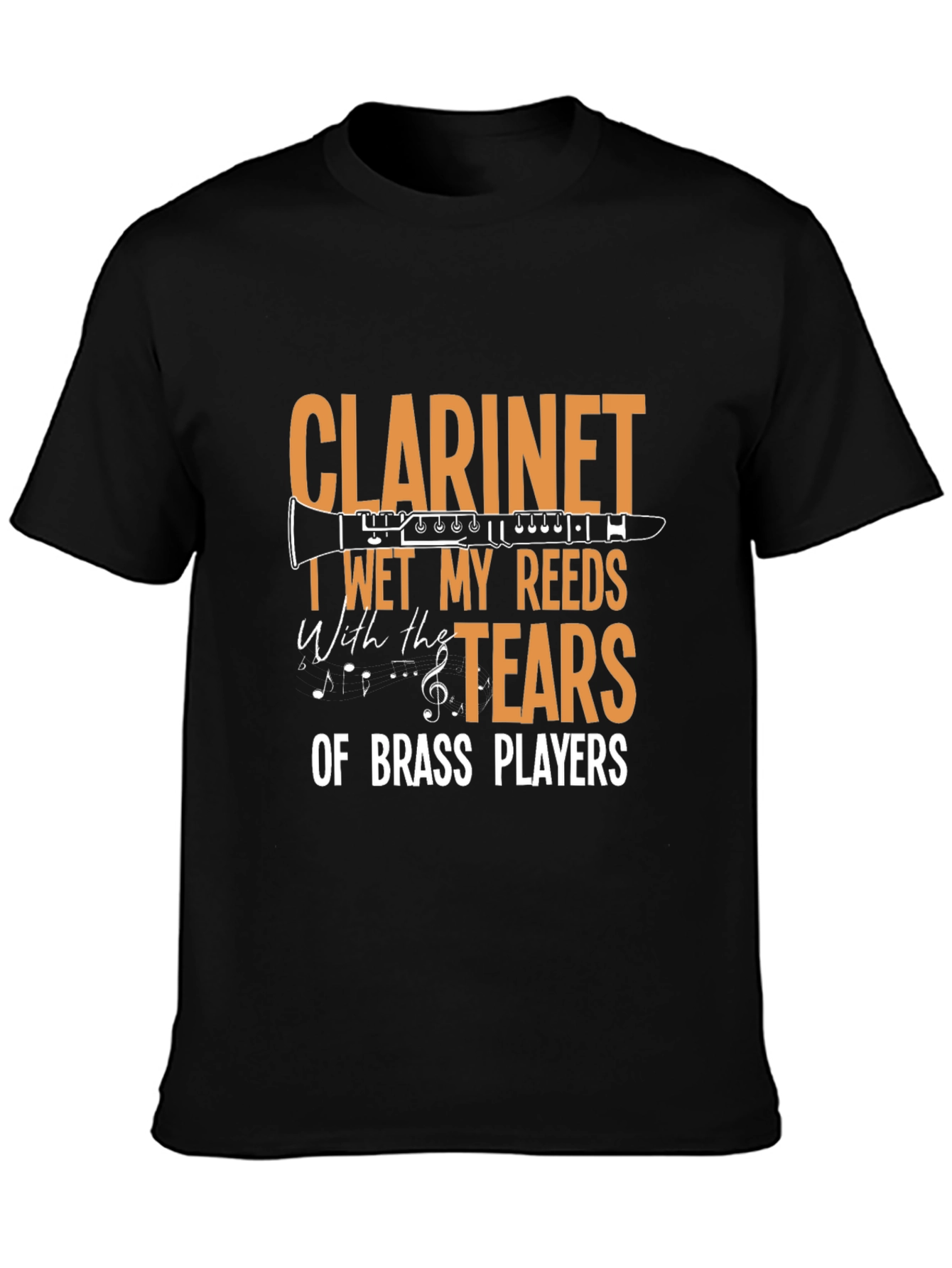 Clarinet Tears of Brass Players Funny Musician T-Shirt