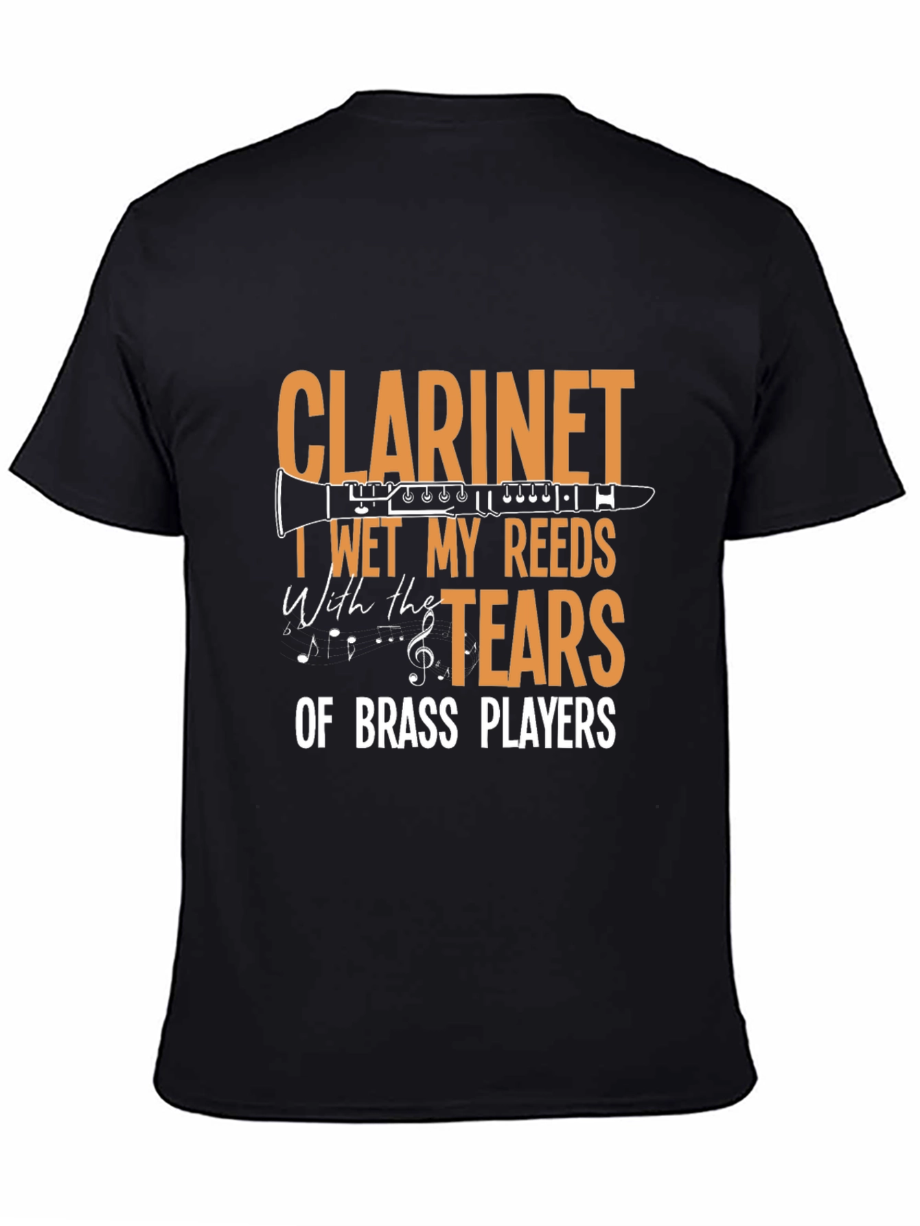 Clarinet Tears of Brass Players Funny Musician T-Shirt
