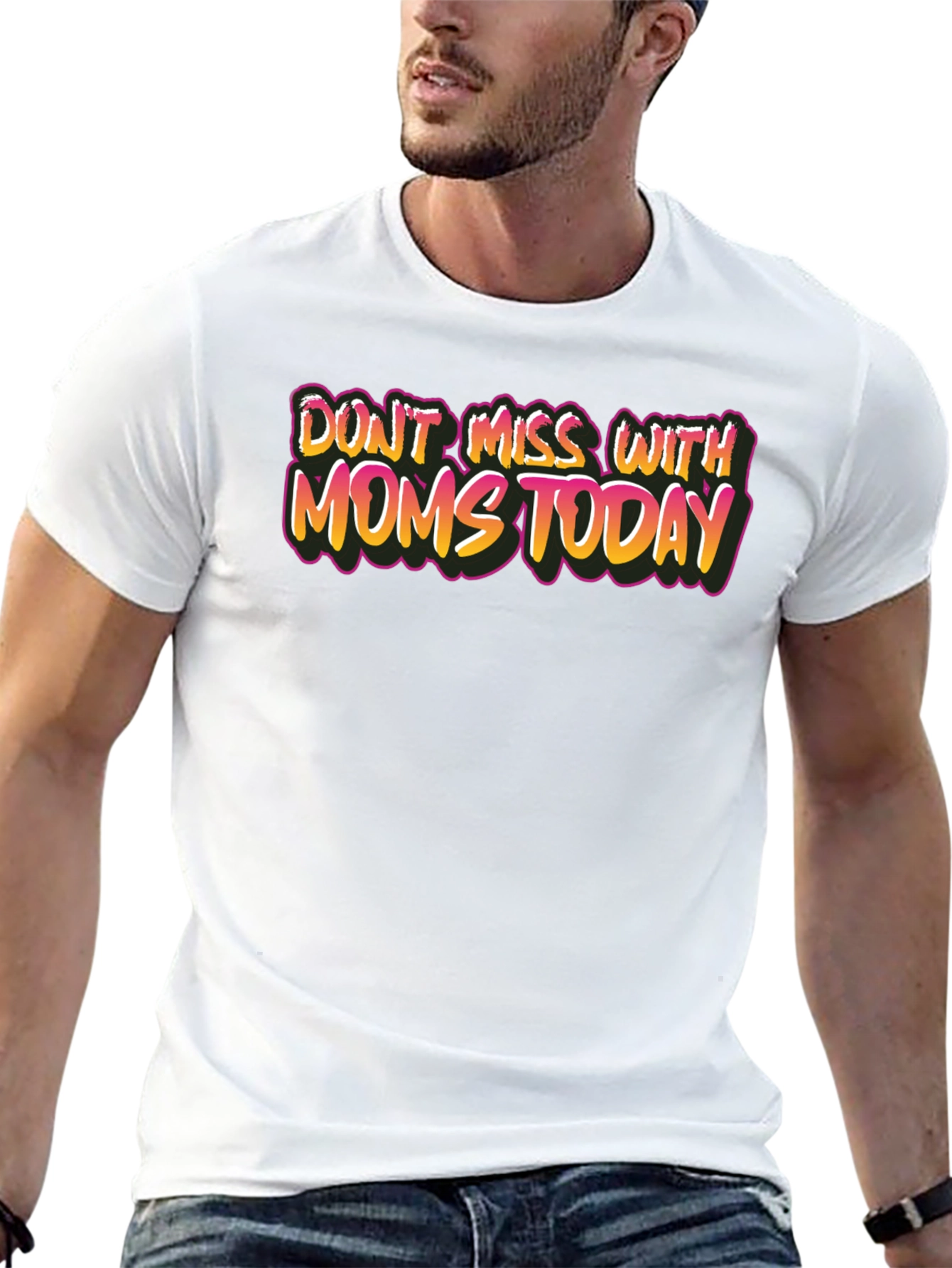 Dont Mess With Moms Today Black Tee