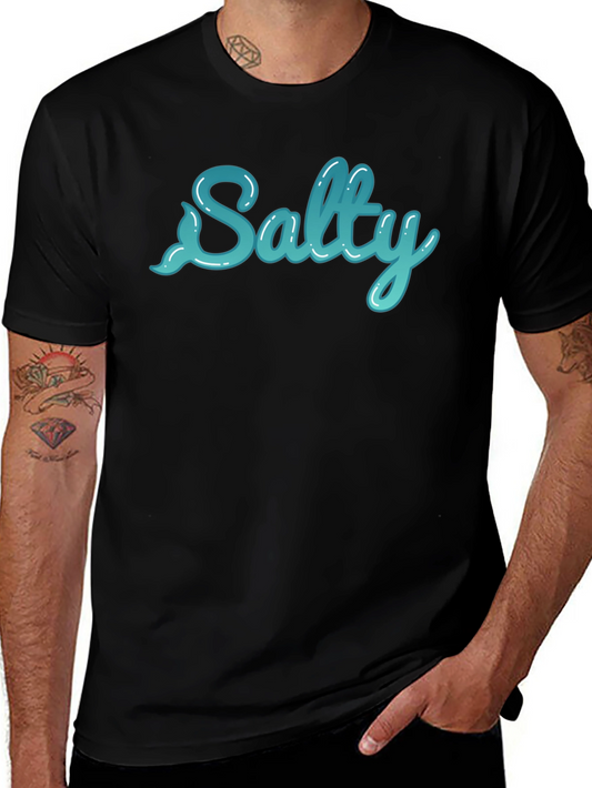 Salty Graphic Tee -  Cool Casual T-Shirt