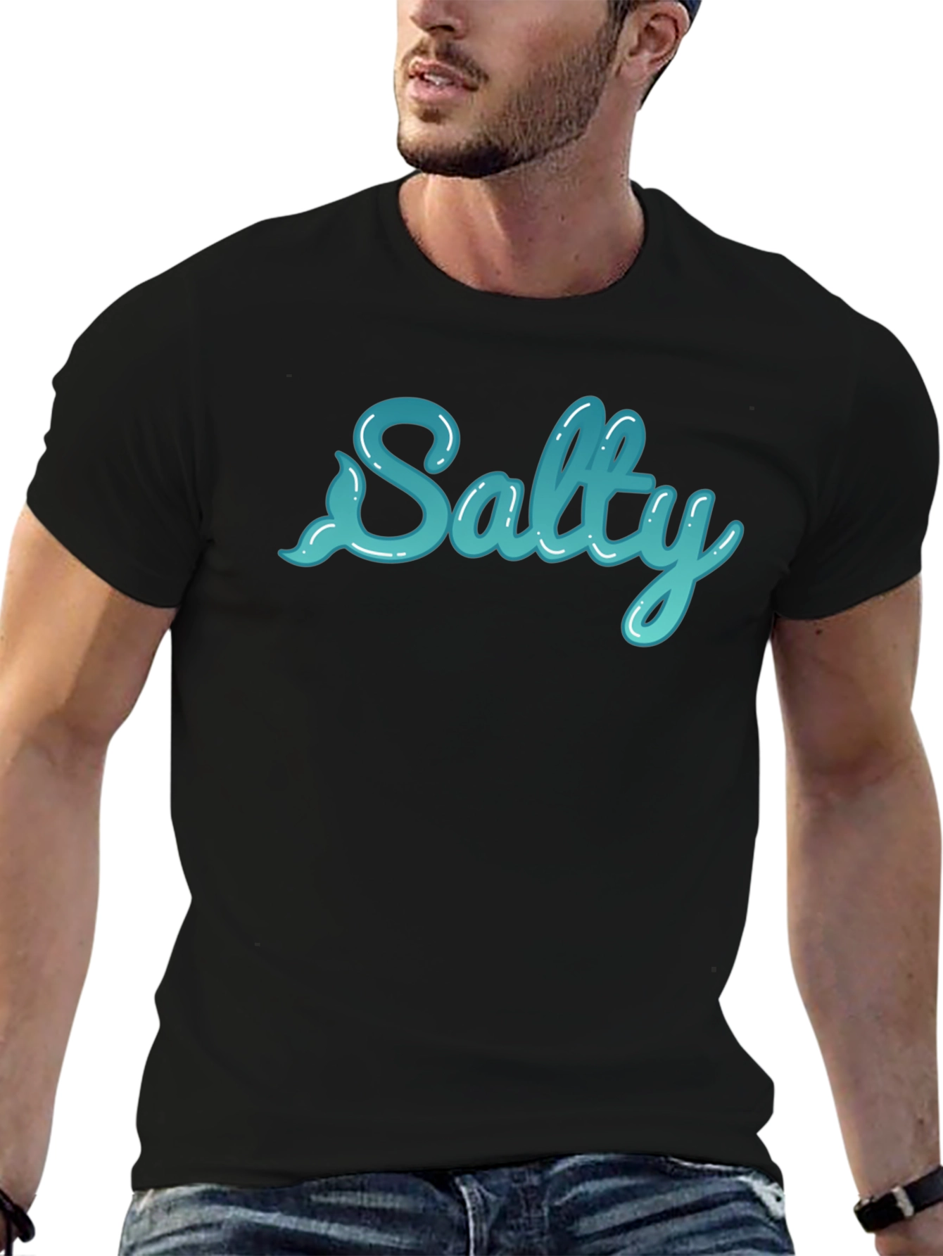 Salty Graphic Tee -  Cool Casual T-Shirt