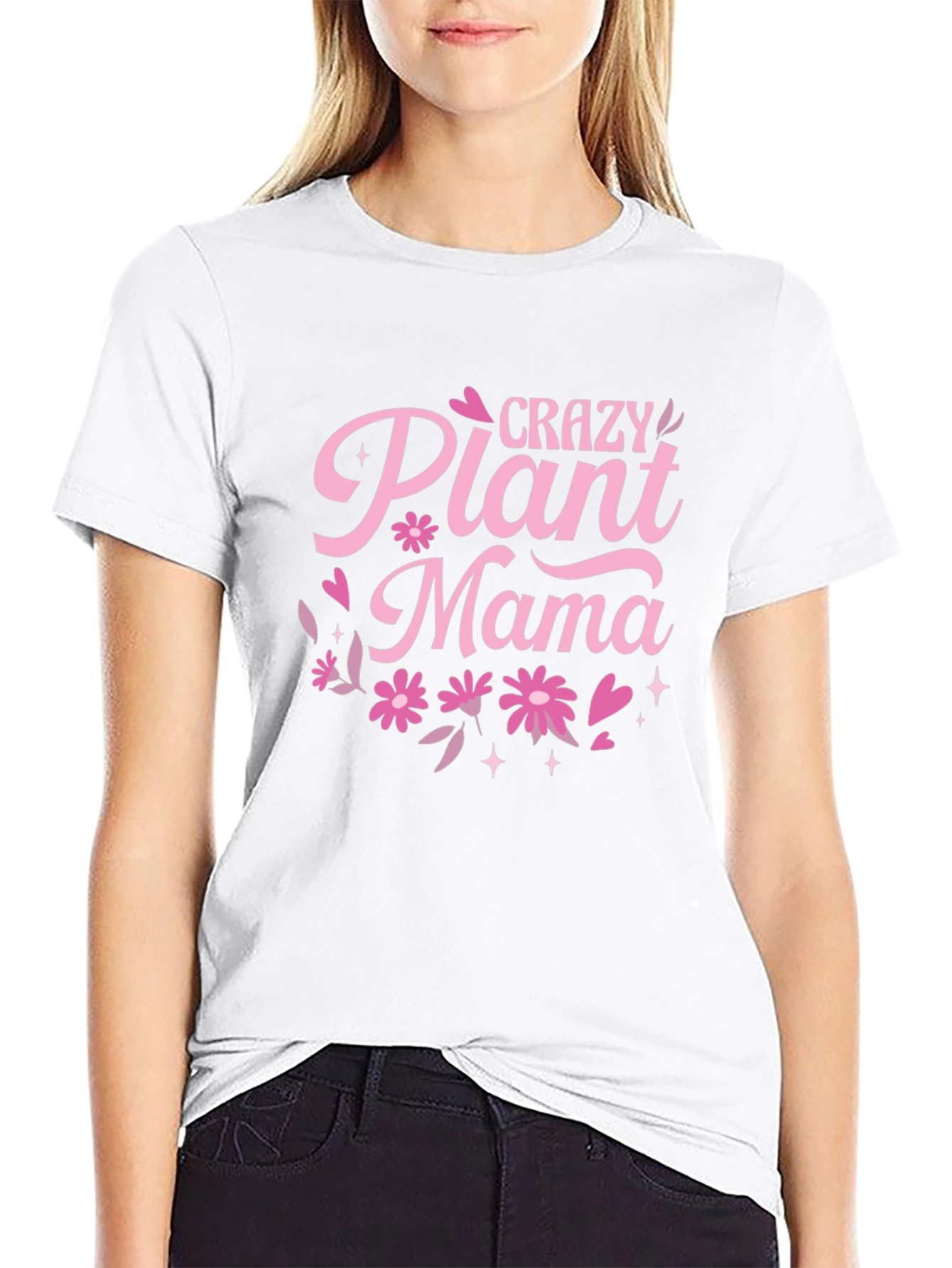 Crazy Plant Mama Graphic T-Shirt